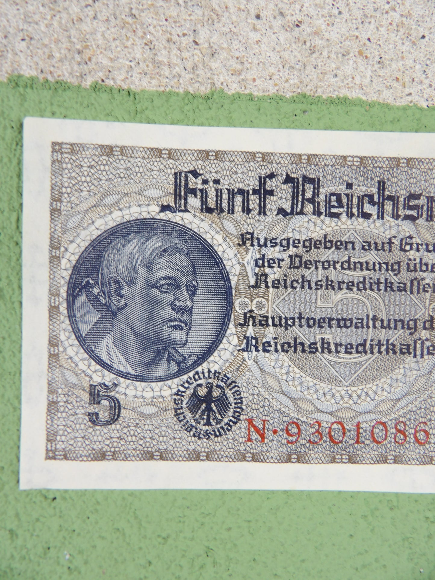 Third Reich Fünf Reichsmark 1940-1945