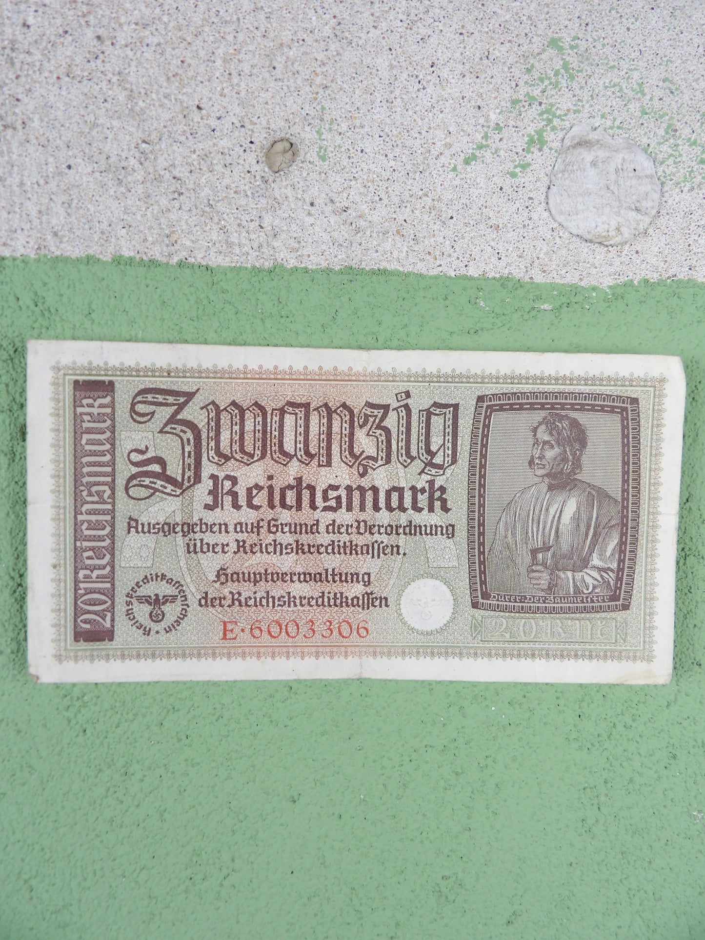 Third Reich 20 Wehrmacht Reichsmark 1944