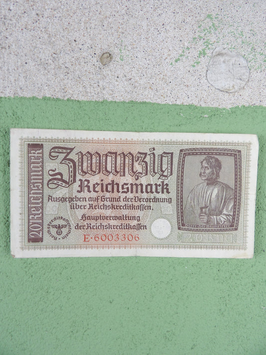Third Reich 20 Wehrmacht Reichsmark 1944