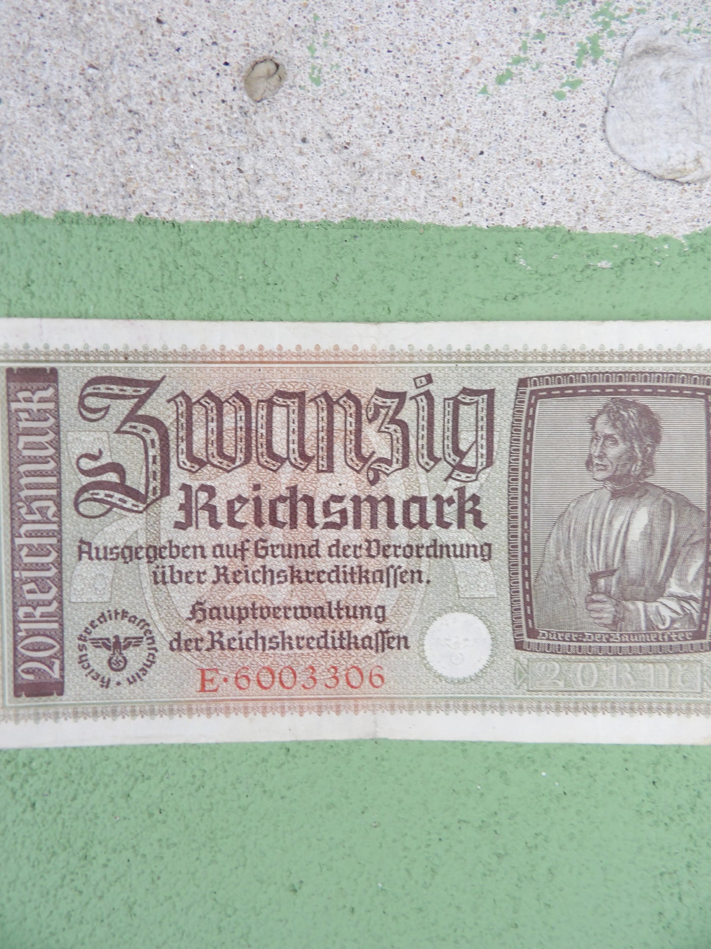 Third Reich 20 Wehrmacht Reichsmark 1944