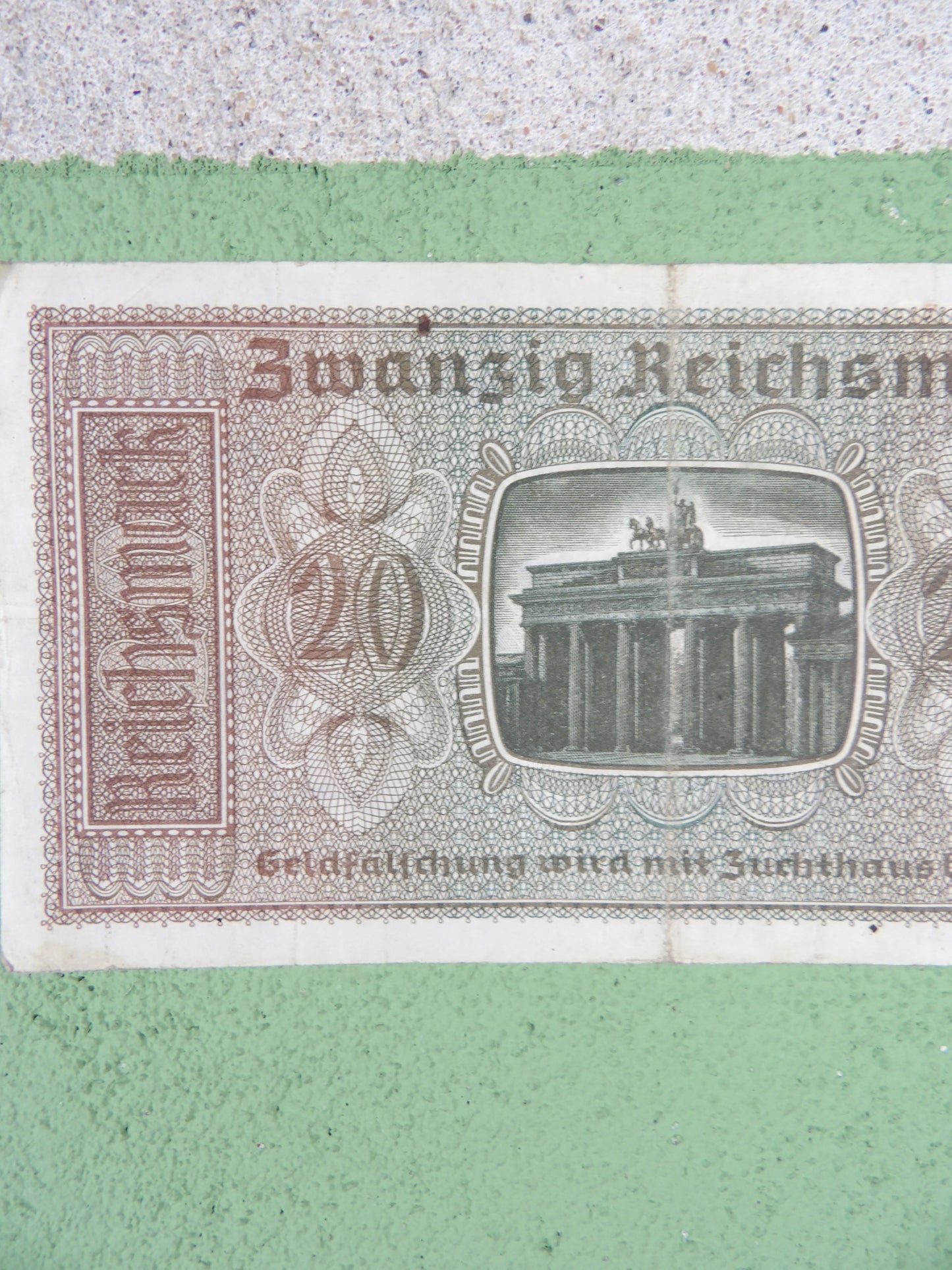 Third Reich 20 Wehrmacht Reichsmark 1944