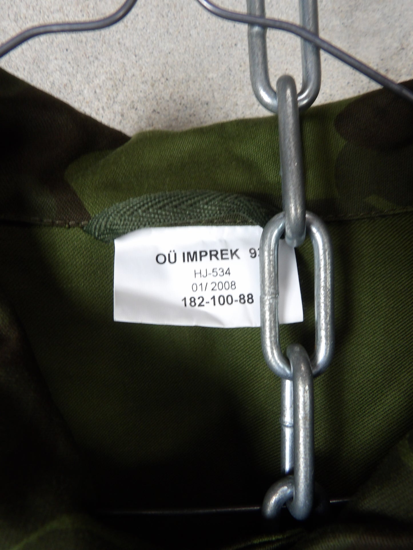 2009 Estonian Army TTsKO Jackets