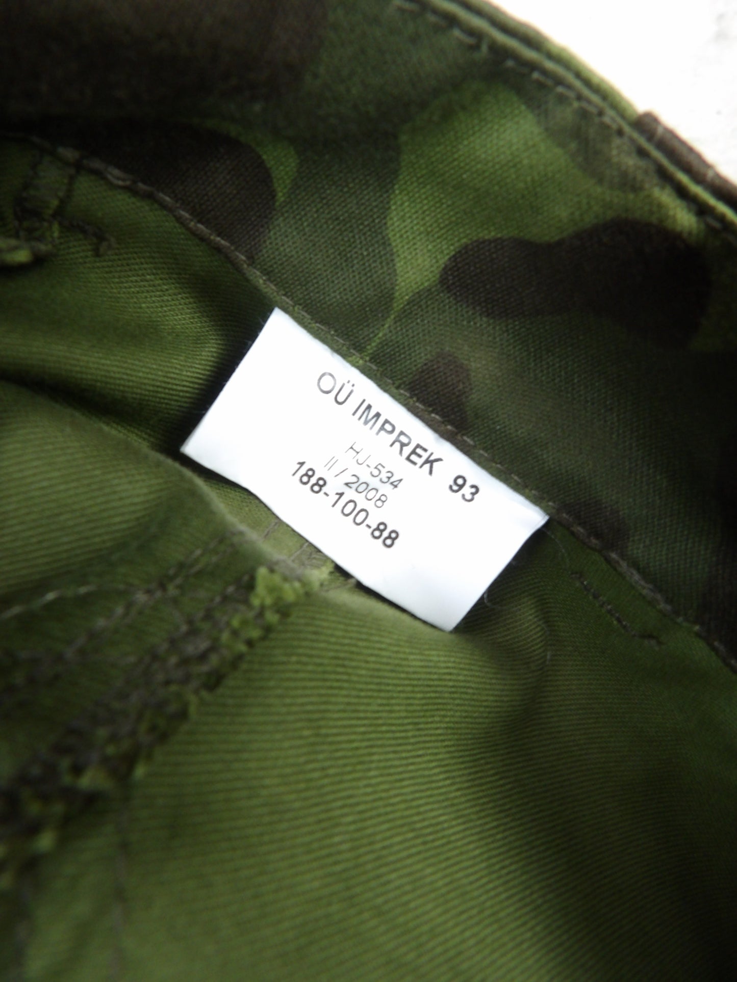 2008 Estonian Army TTsKO Field Pants