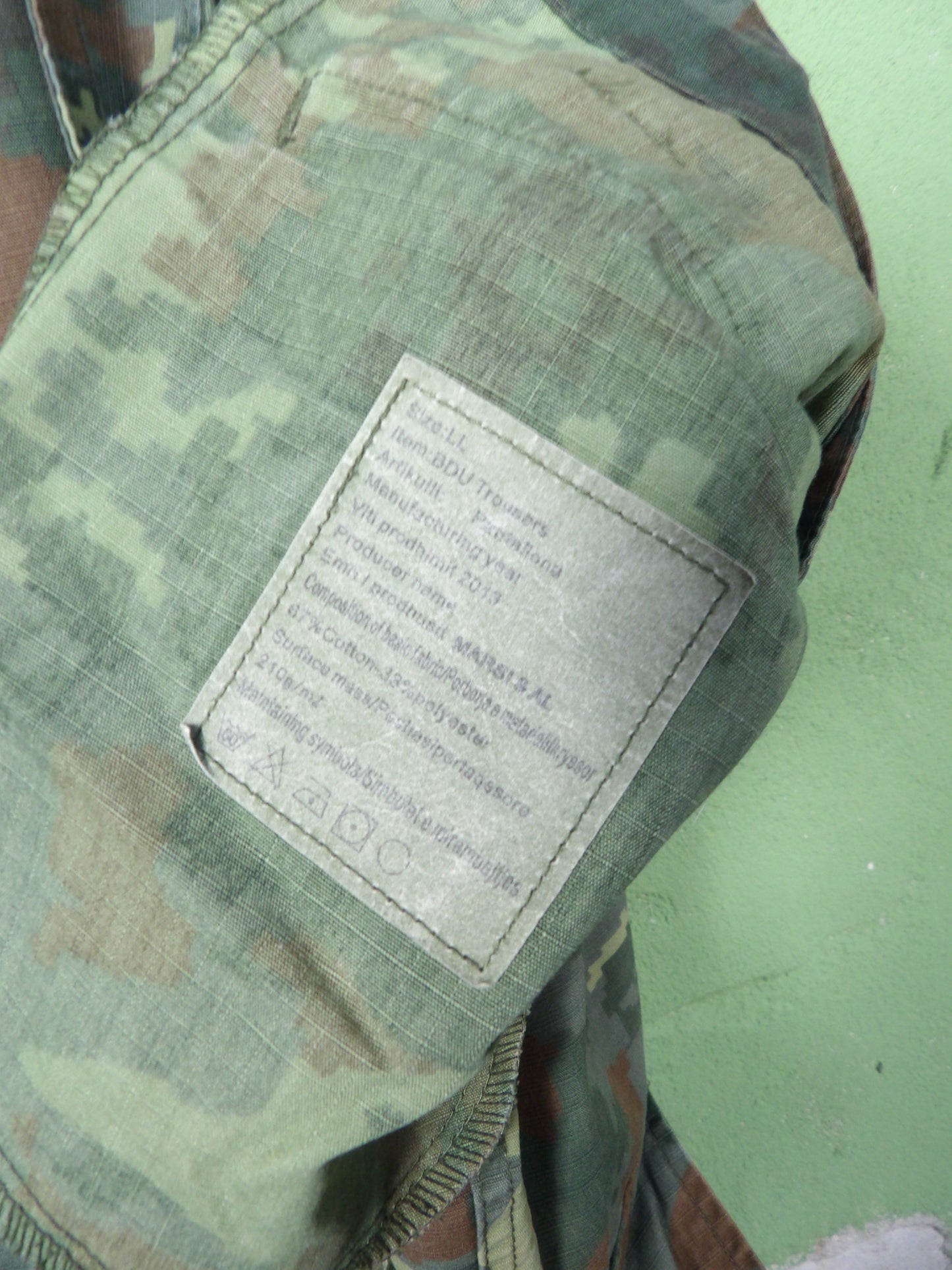 Issued Albanian Flecktarn Field Pants [L-Long]