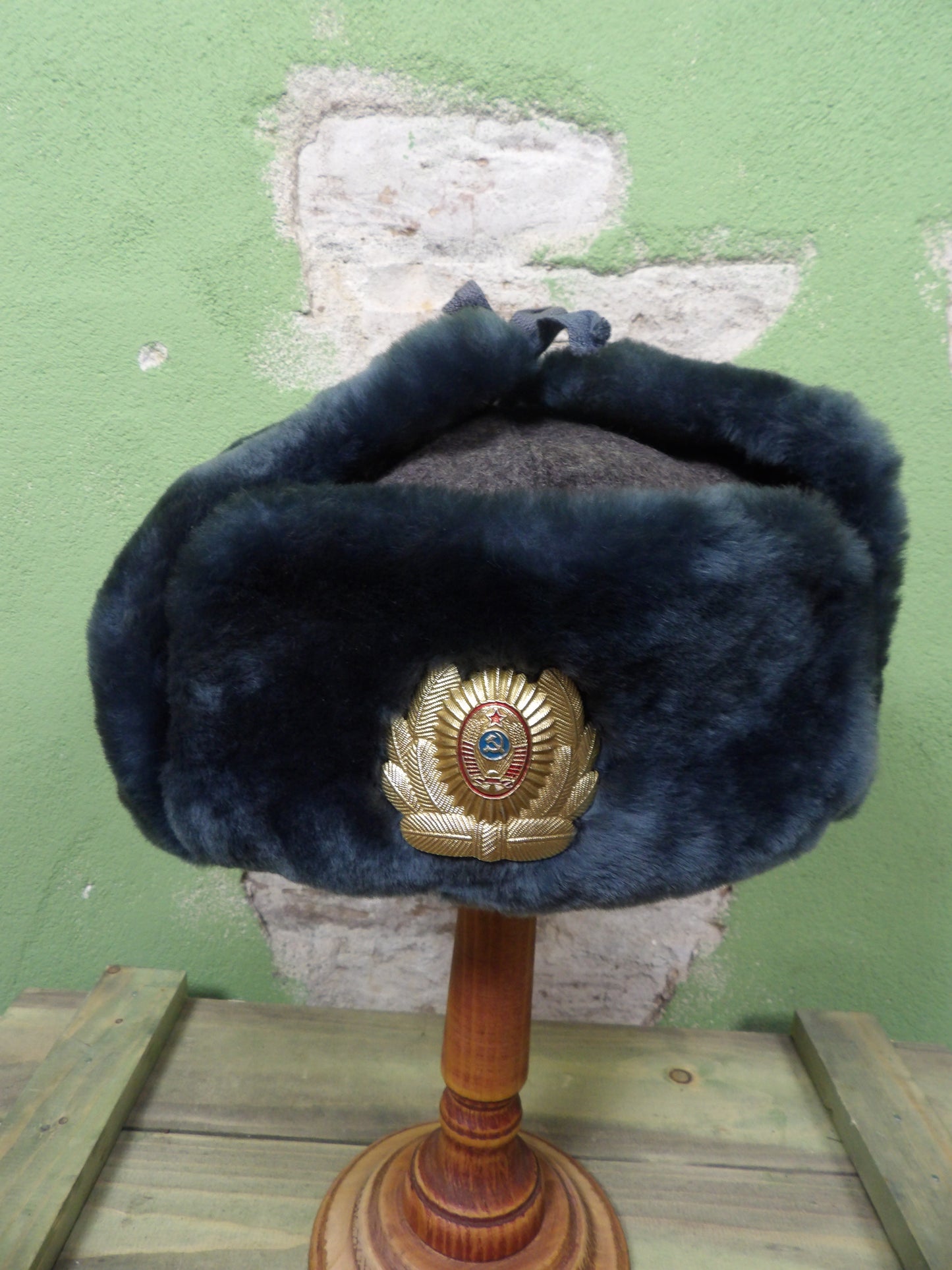 Unissued 1988 Soviet Militsiya Police Fur Ushanka [58]