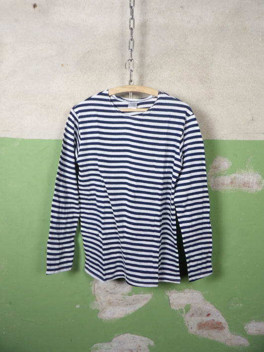 Telnyashka Navy Dark Blue Summer Long-Sleeve Shirt