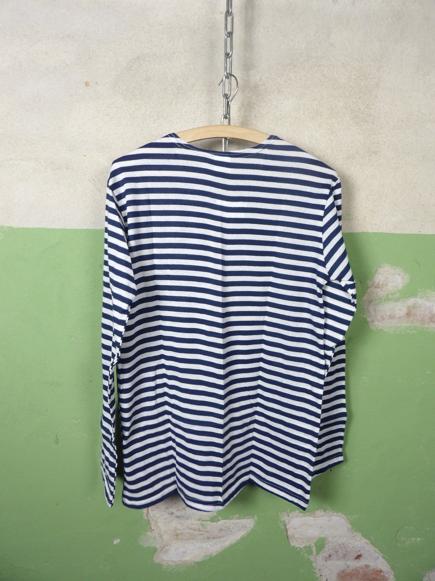 Telnyashka Navy Dark Blue Summer Long-Sleeve Shirt
