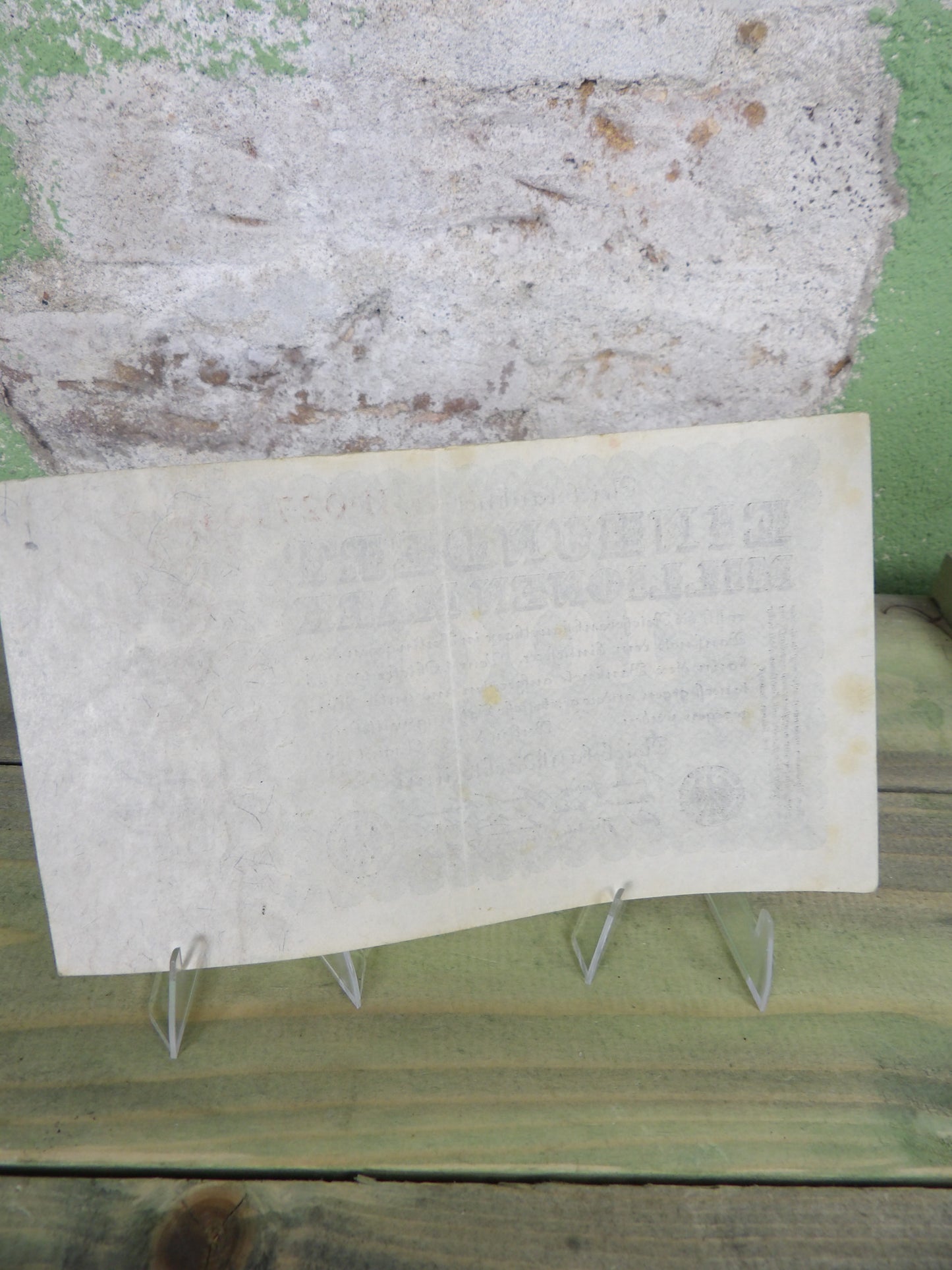 1923 German Weimar Republic Hyperinflation 100 Million Mark Banknote