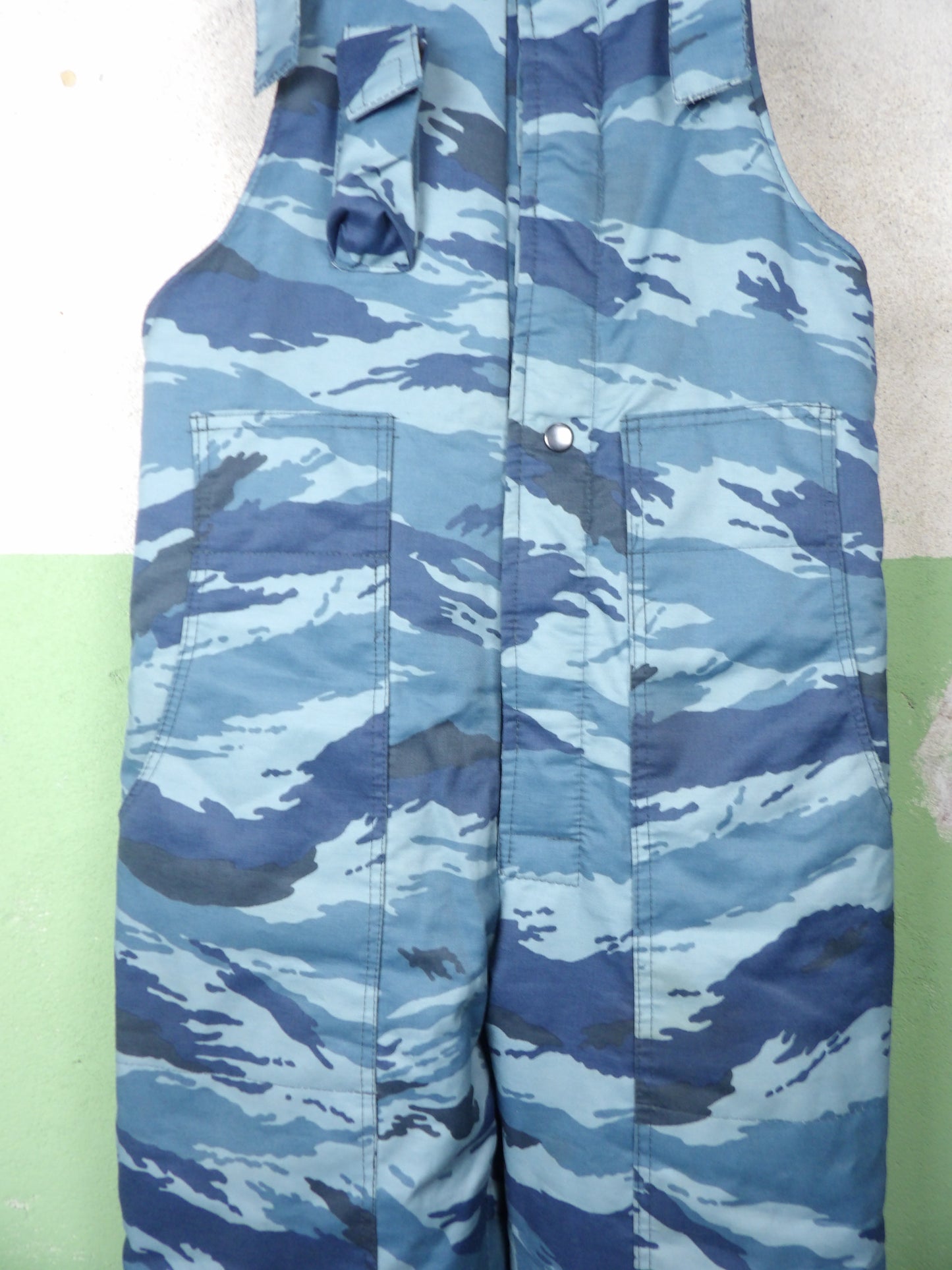 Unissued 1995-2010 Russian OMON Blue Kamysh Semi-Coveralls Winter Pants