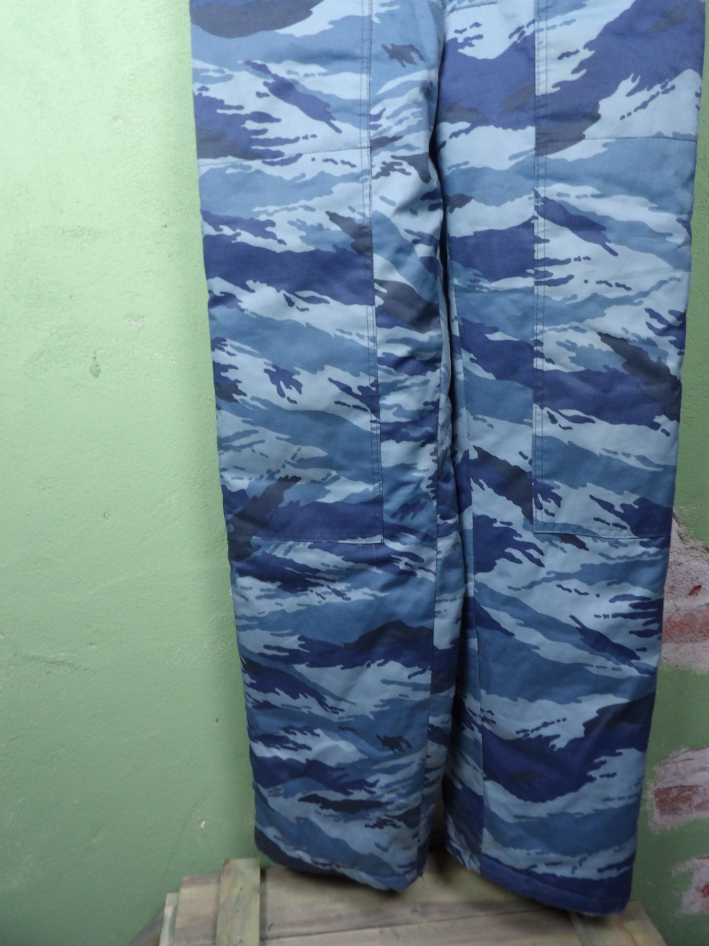 Unissued 1995-2010 Russian OMON Blue Kamysh Semi-Coveralls Winter Pants