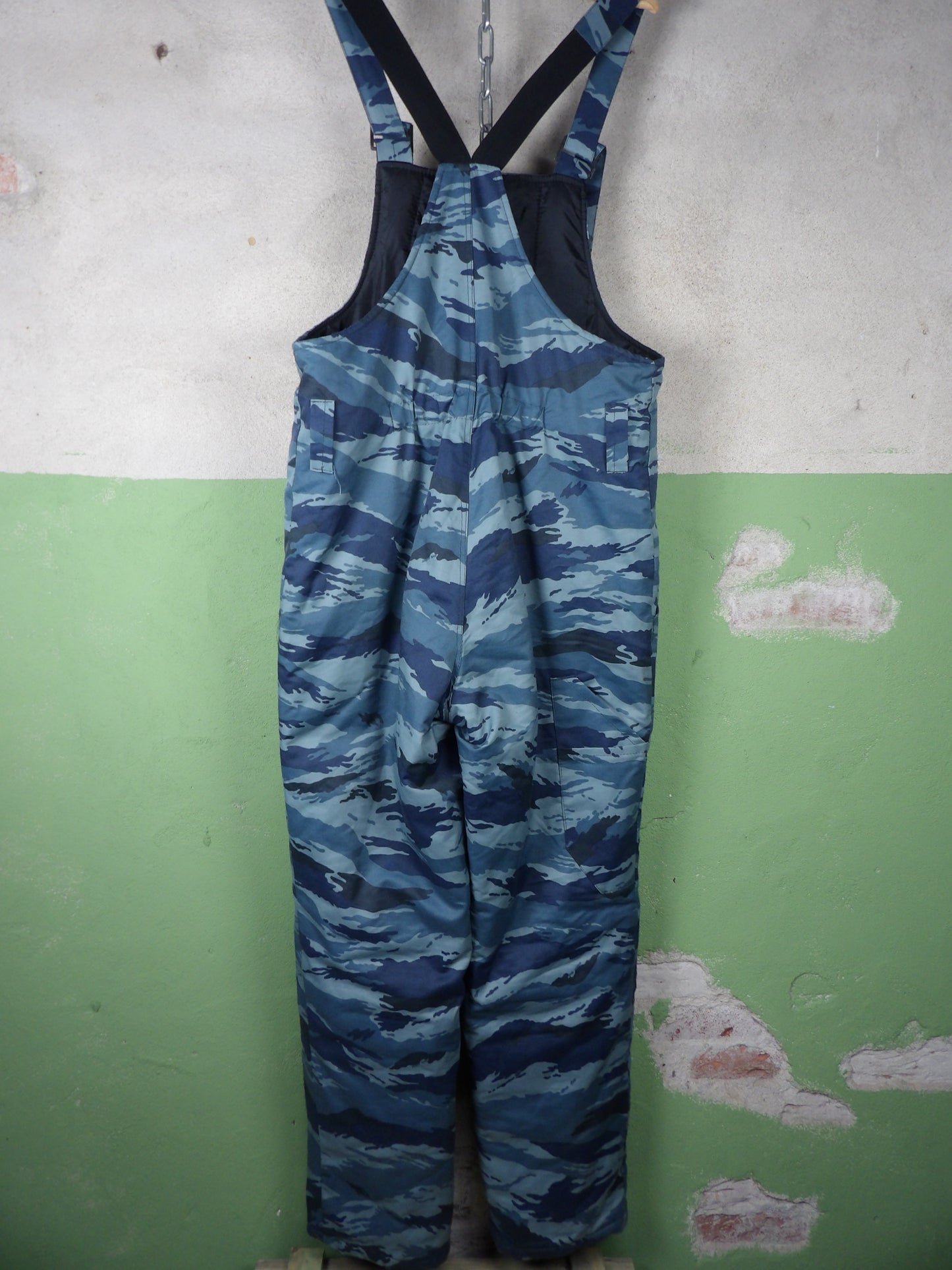 Unissued 1995-2010 Russian OMON Blue Kamysh Semi-Coveralls Winter Pants