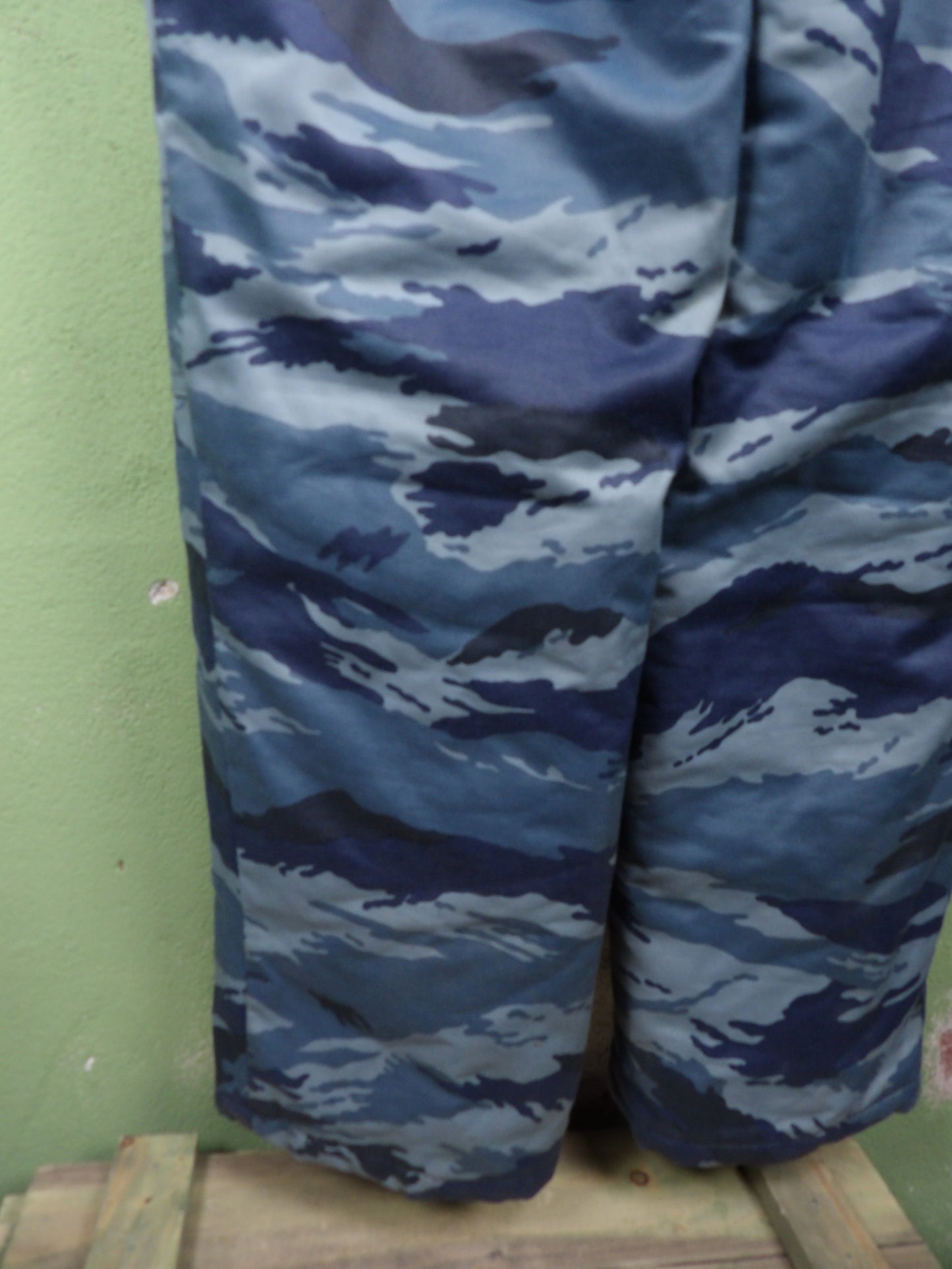 Unissued 1995-2010 Russian OMON Blue Kamysh Semi-Coveralls Winter Pants