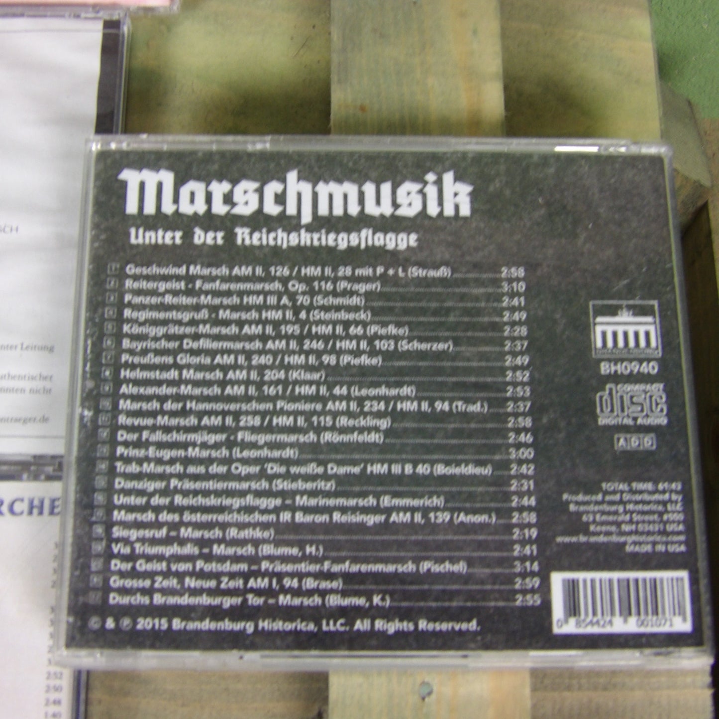 German WW2 Novelty Music CD