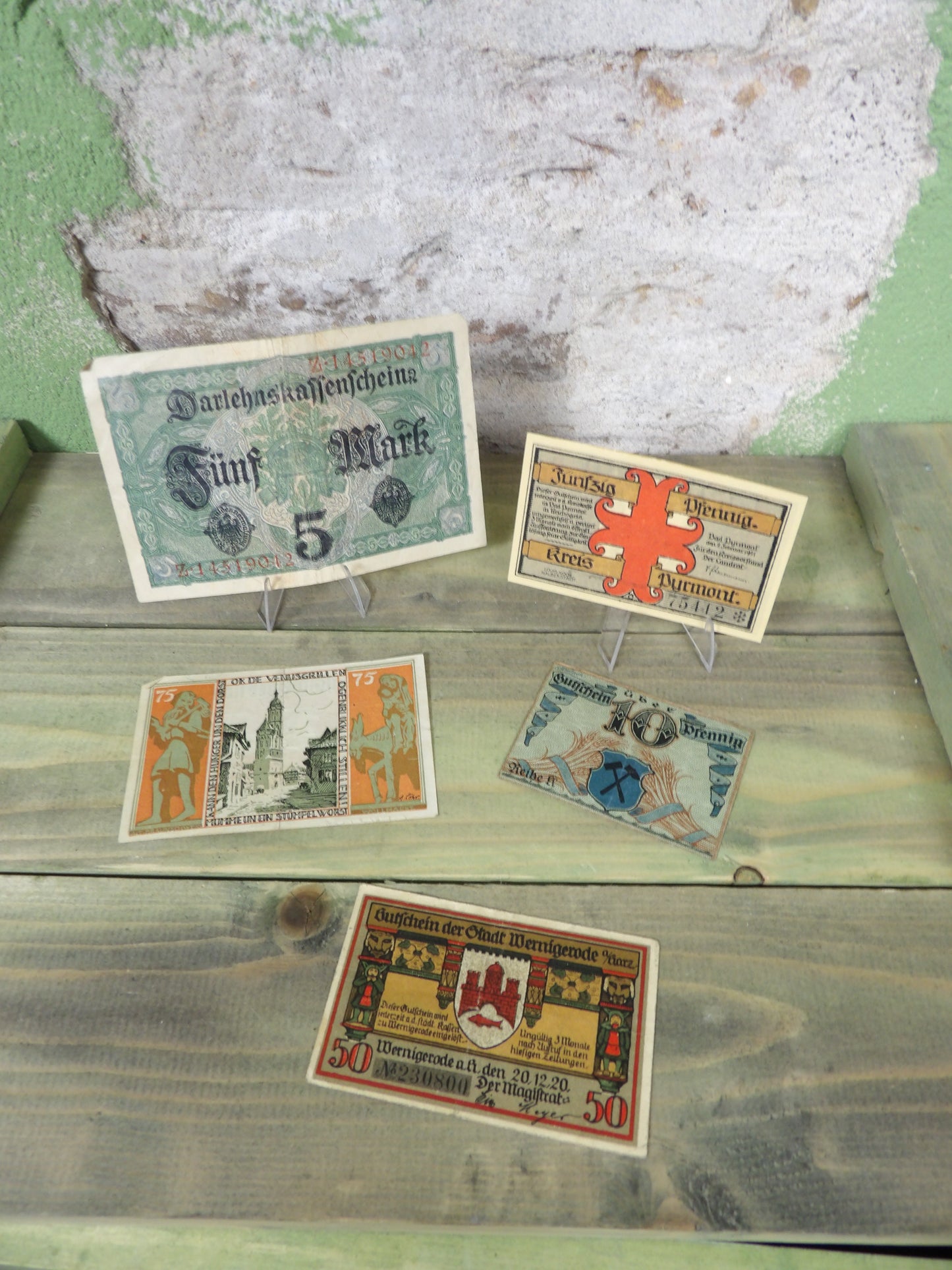1918-1923 German Weimar Notgeld / Emergency Money Bundle set