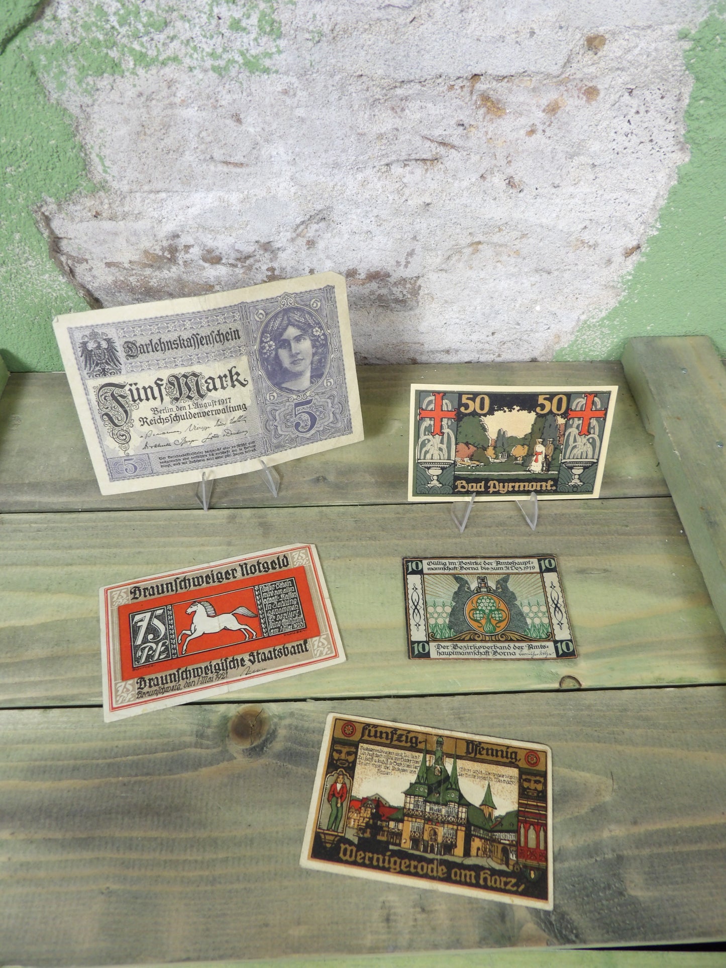 1918-1923 German Weimar Notgeld / Emergency Money Bundle set