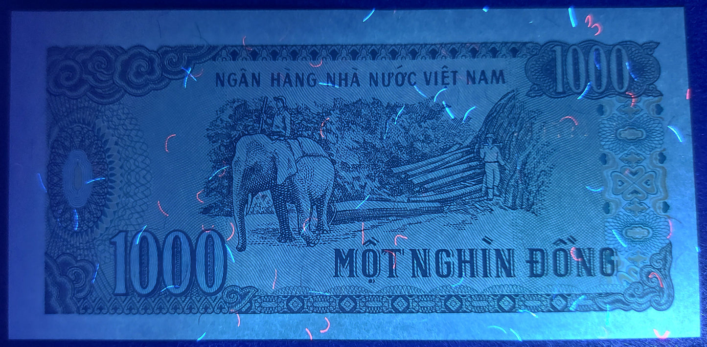 1000 Vietnamese Dong Unissued