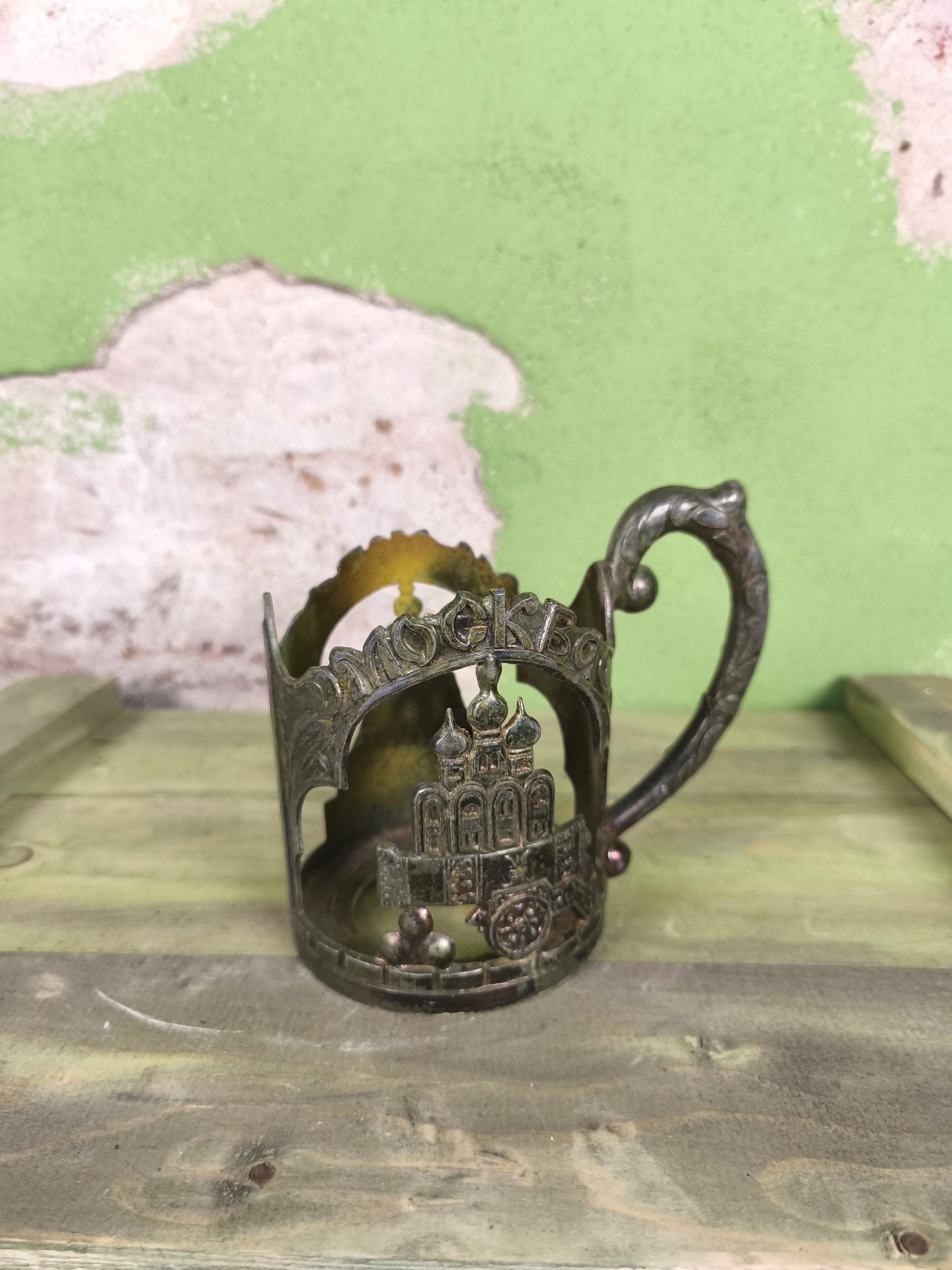Moscow Tzar Cannon Drink Holder/ Podstakannik