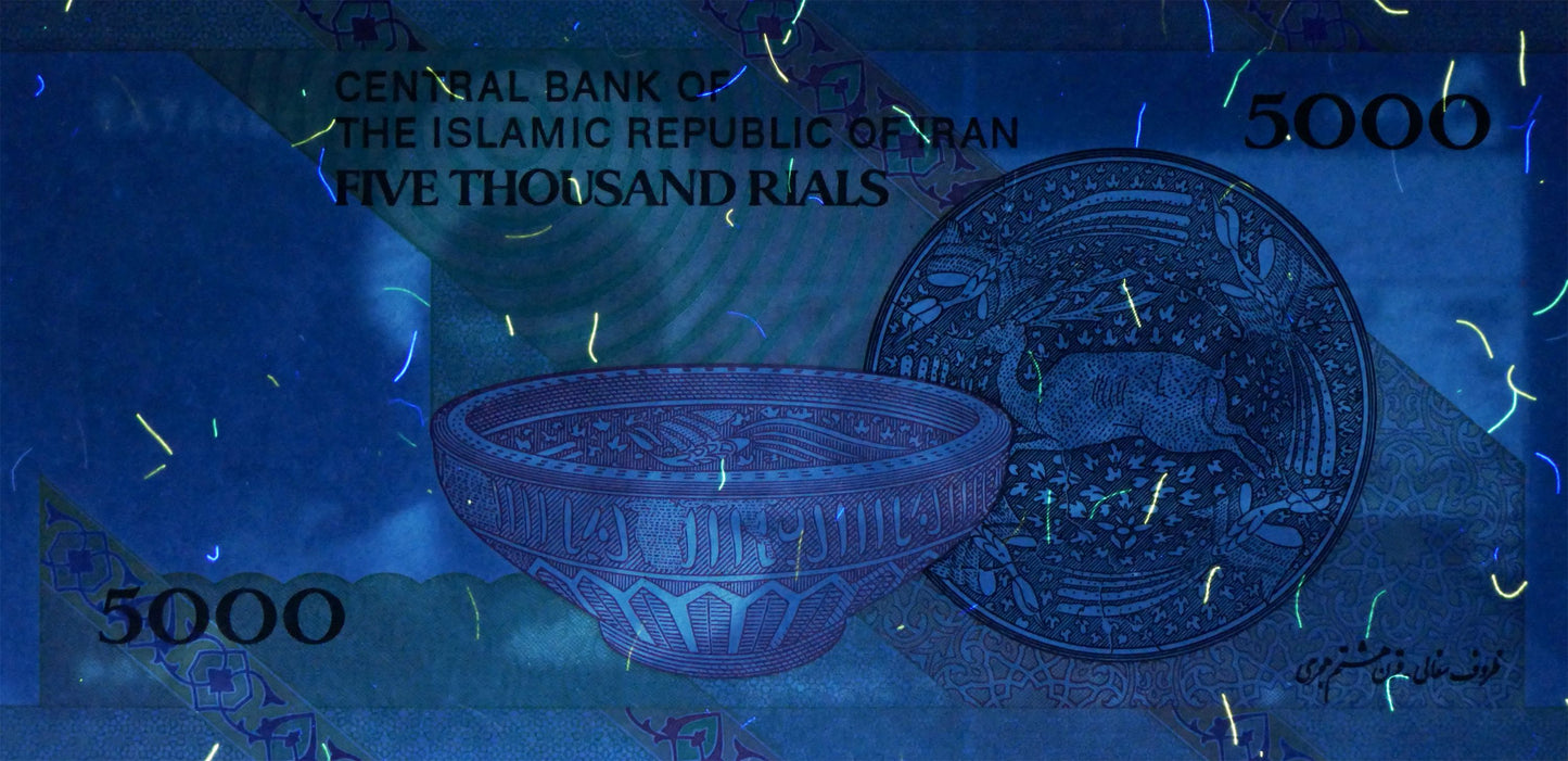 Islamic Republic of Iran 5000 Rials Banknote (2013–2018)