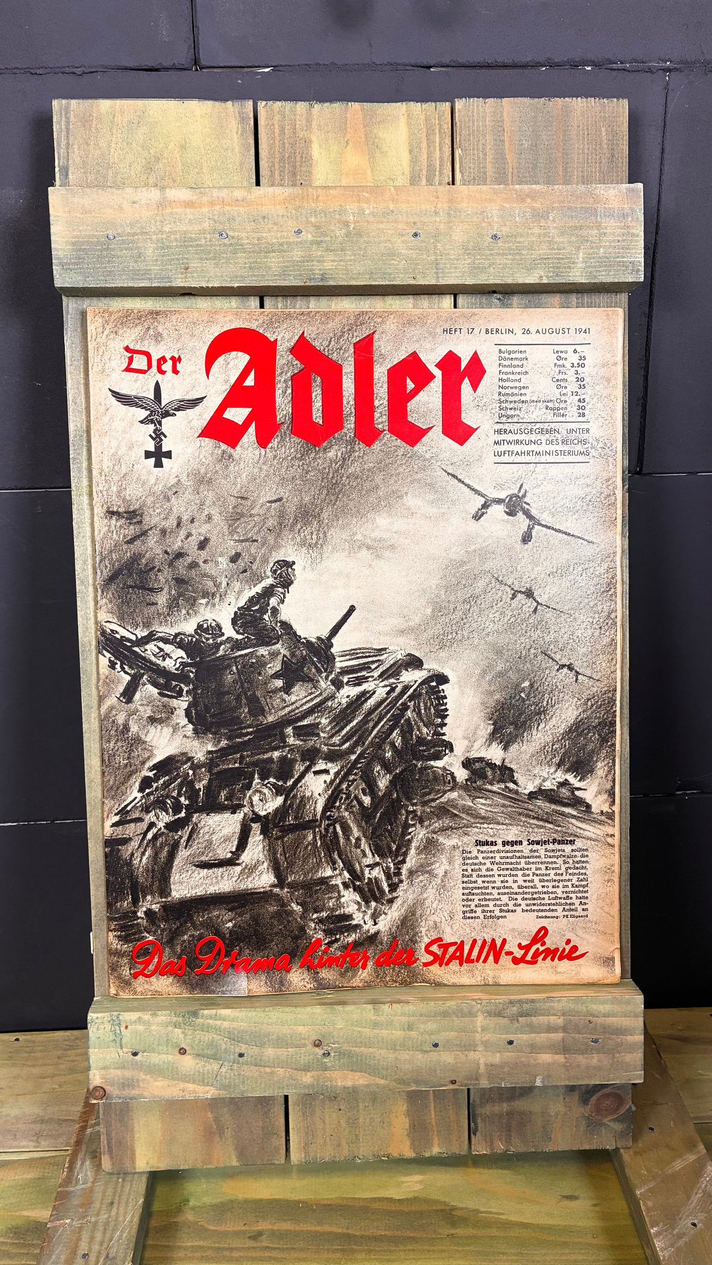 1939-'44 Der Adler Third Reich German Luftwaffe Magazine