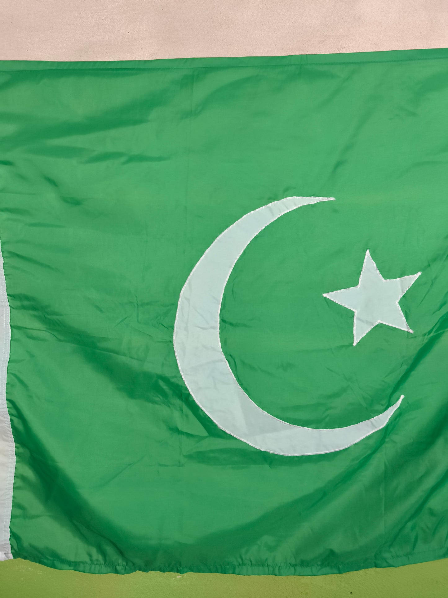PAKISTAN Flag (made in DDR) 120X90cm / 47"x35"