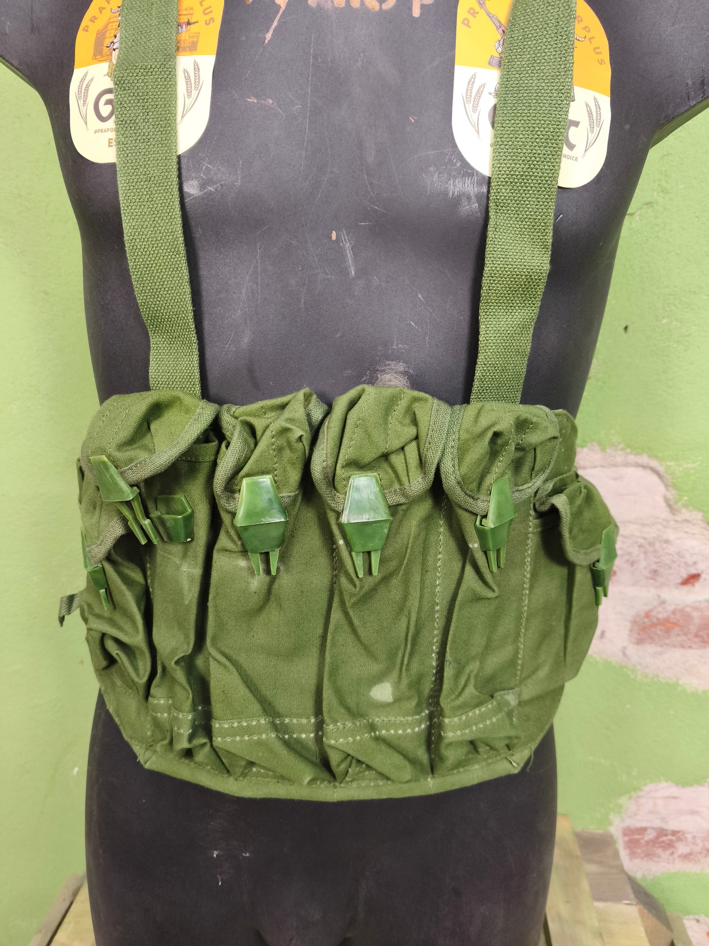 NOT ON SITE Issued China P.L.A ??plastic clamps Chest Rig