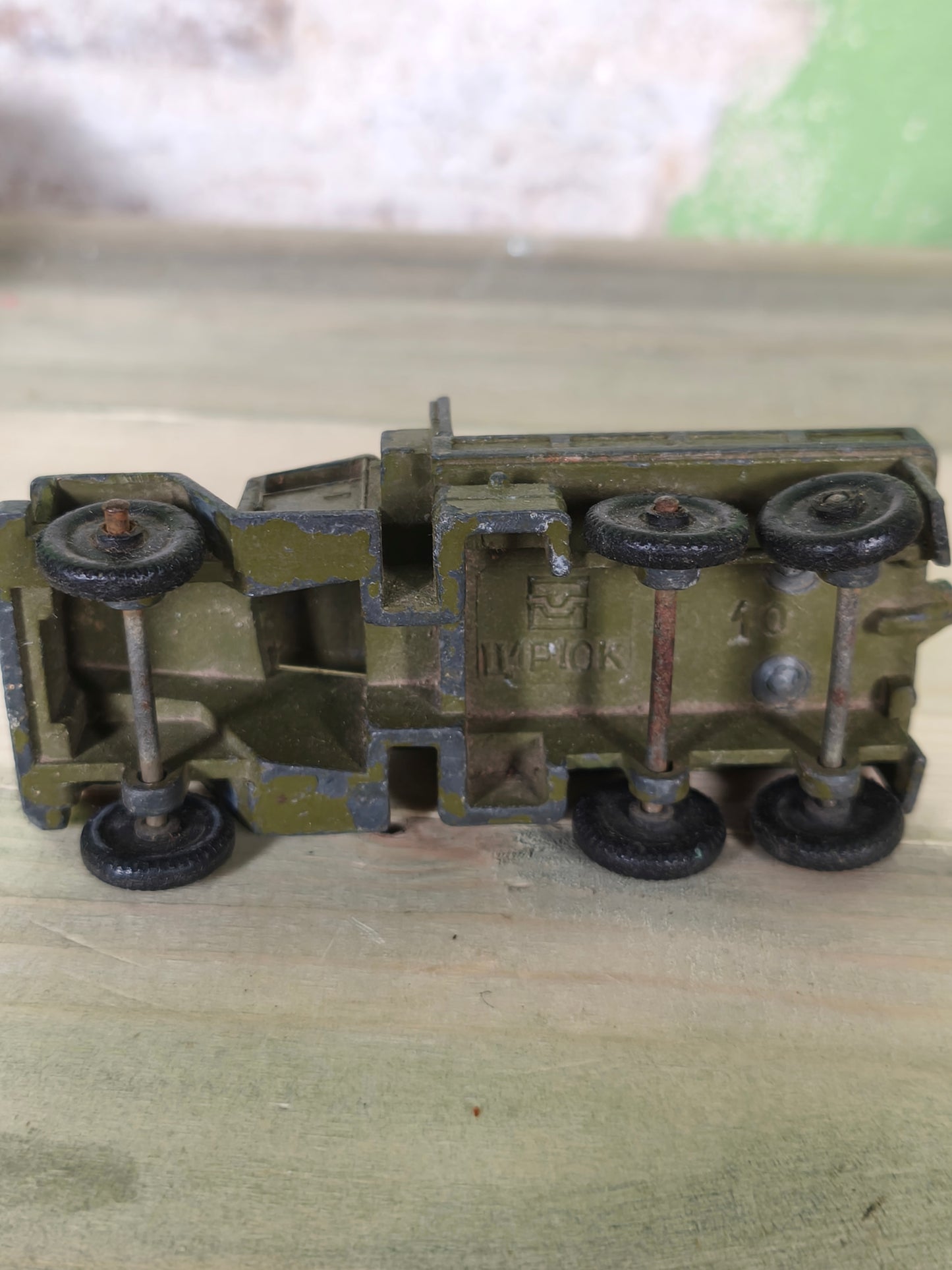 Soviet Metal Military Vehicle Toys