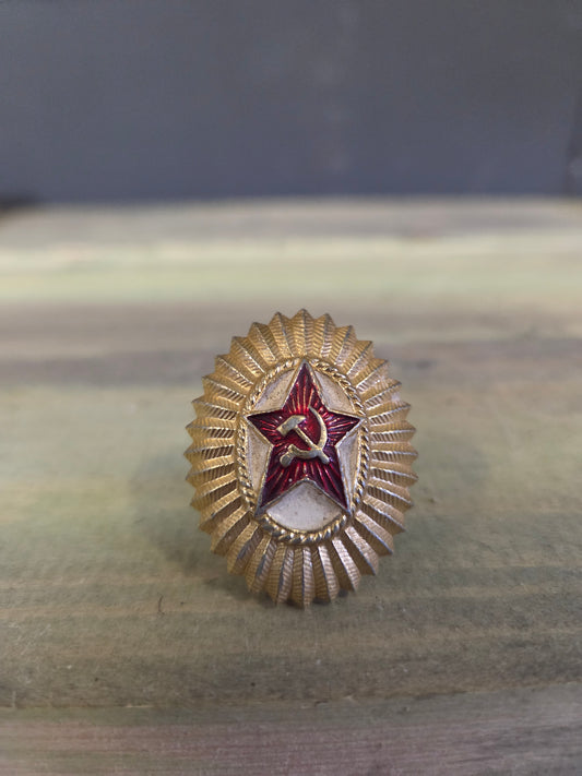 USSR Officers Garrison Cap Cockade