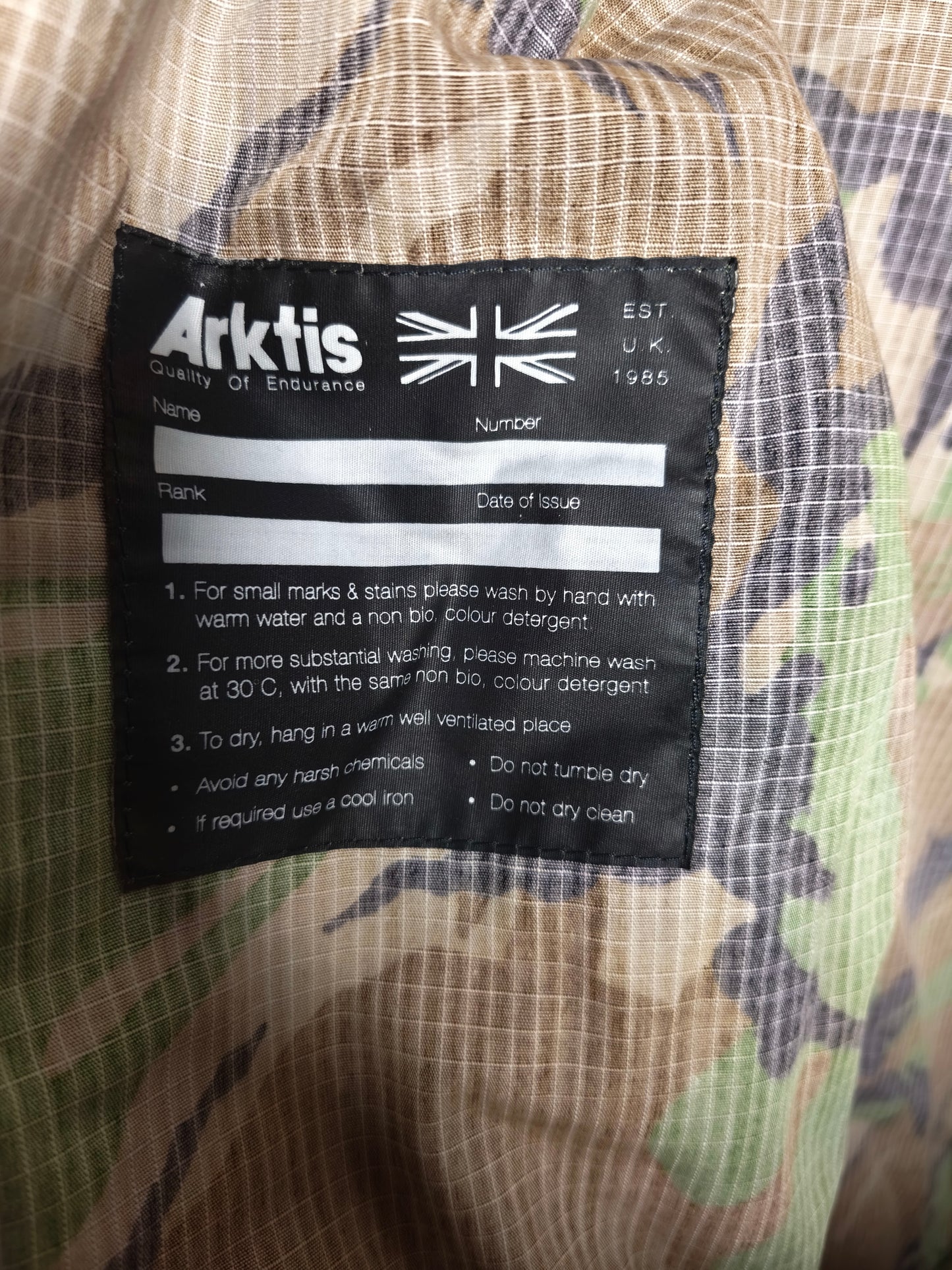 Arktis B222 Dutch Army Air Mobile Brigade Woodland DPM Smock