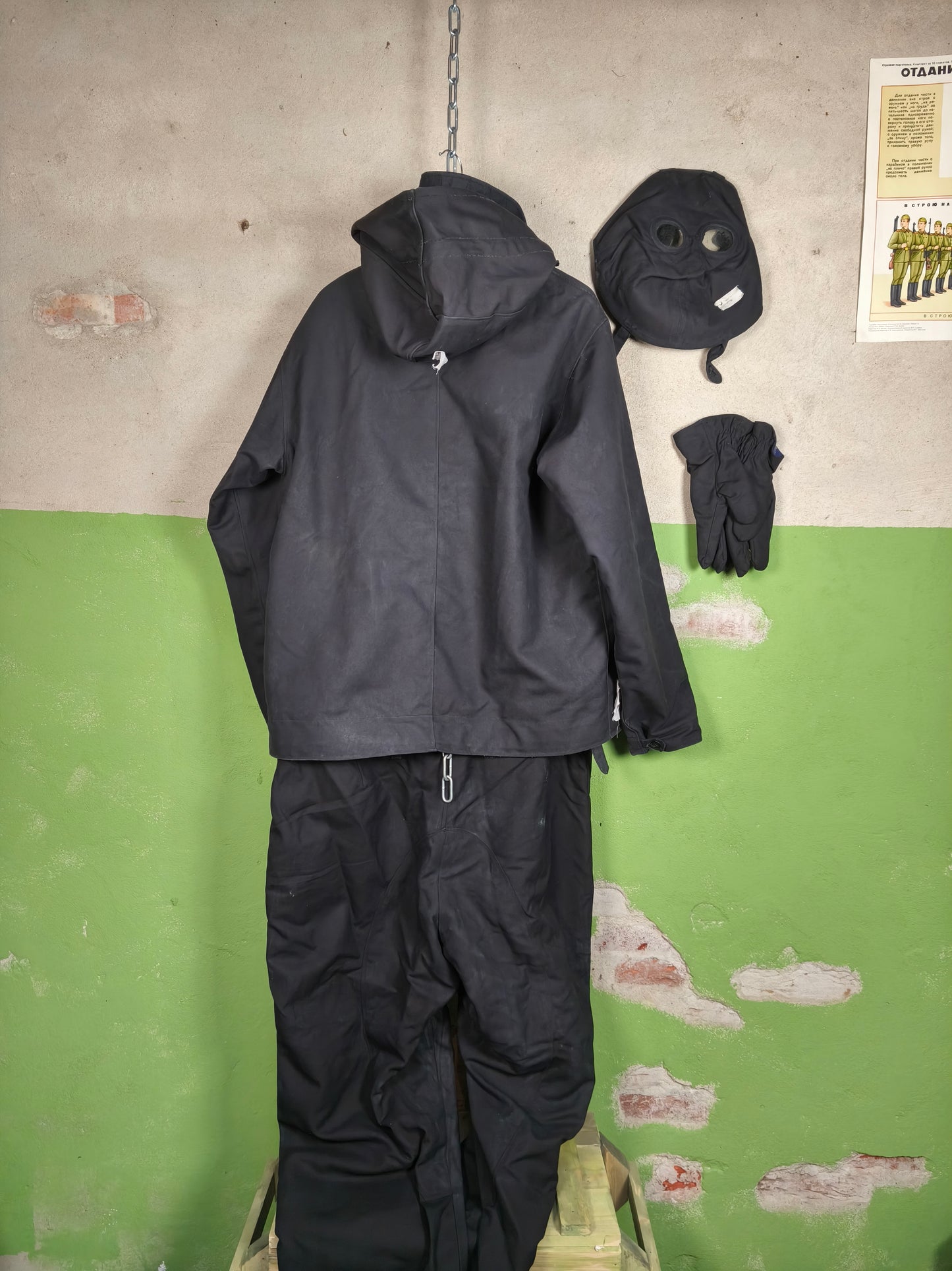 Unissued Soviet TOZ-43 Flame Regardant Tanker (full) Uniform [XL-XXL]