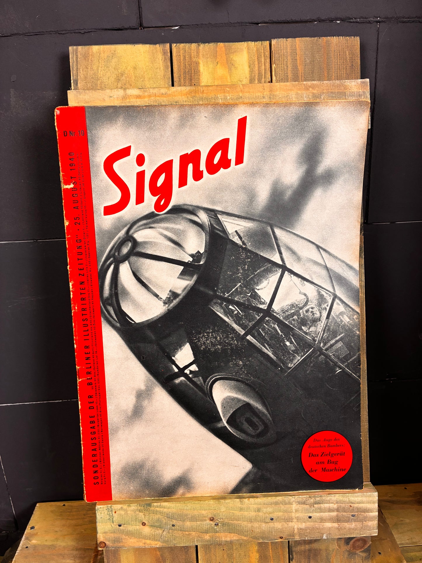 1940-44 Wehrmacht Propaganda Magazine "Signal" (French, Dutch, Belgian)