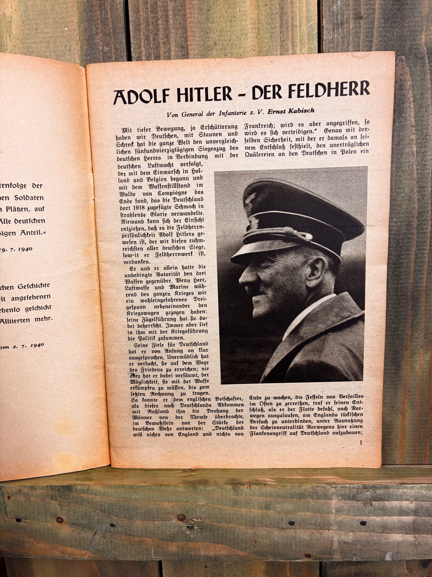 1940 NSDAP Kleine Kriegshefte - France Campaign (Nr. 5/6)