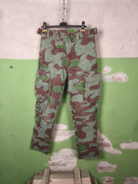 Issued 1956 West German Blue Splitternmuster Bundeswehr Army Pants M-regular