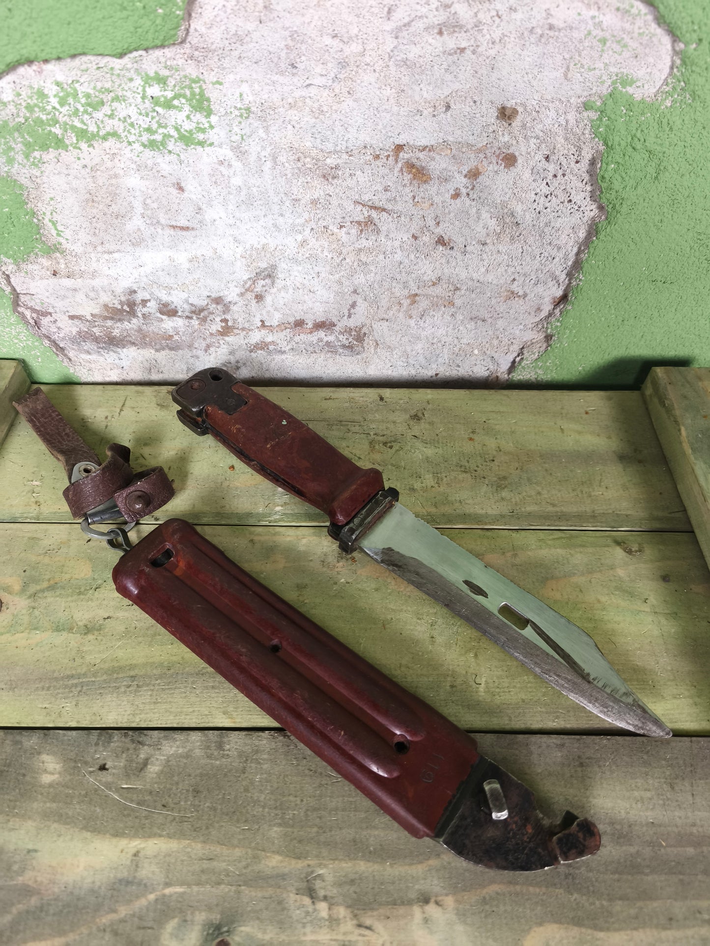 Issued Izhvesk Soviet Russian 6X4 AKM Type II Bayonet