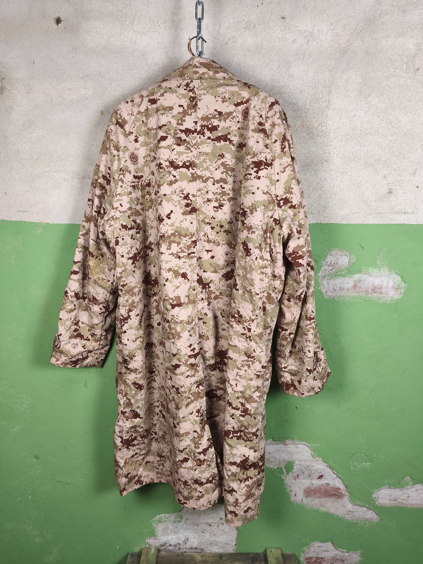 Saudi Arabia Digital (SANG) National Guards Long Parka + Faux Fur Liner