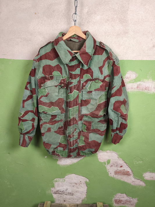 Issued 1956 West German Blue Splittertarn Bundeswehr Army Jacket M-XL Short Regular