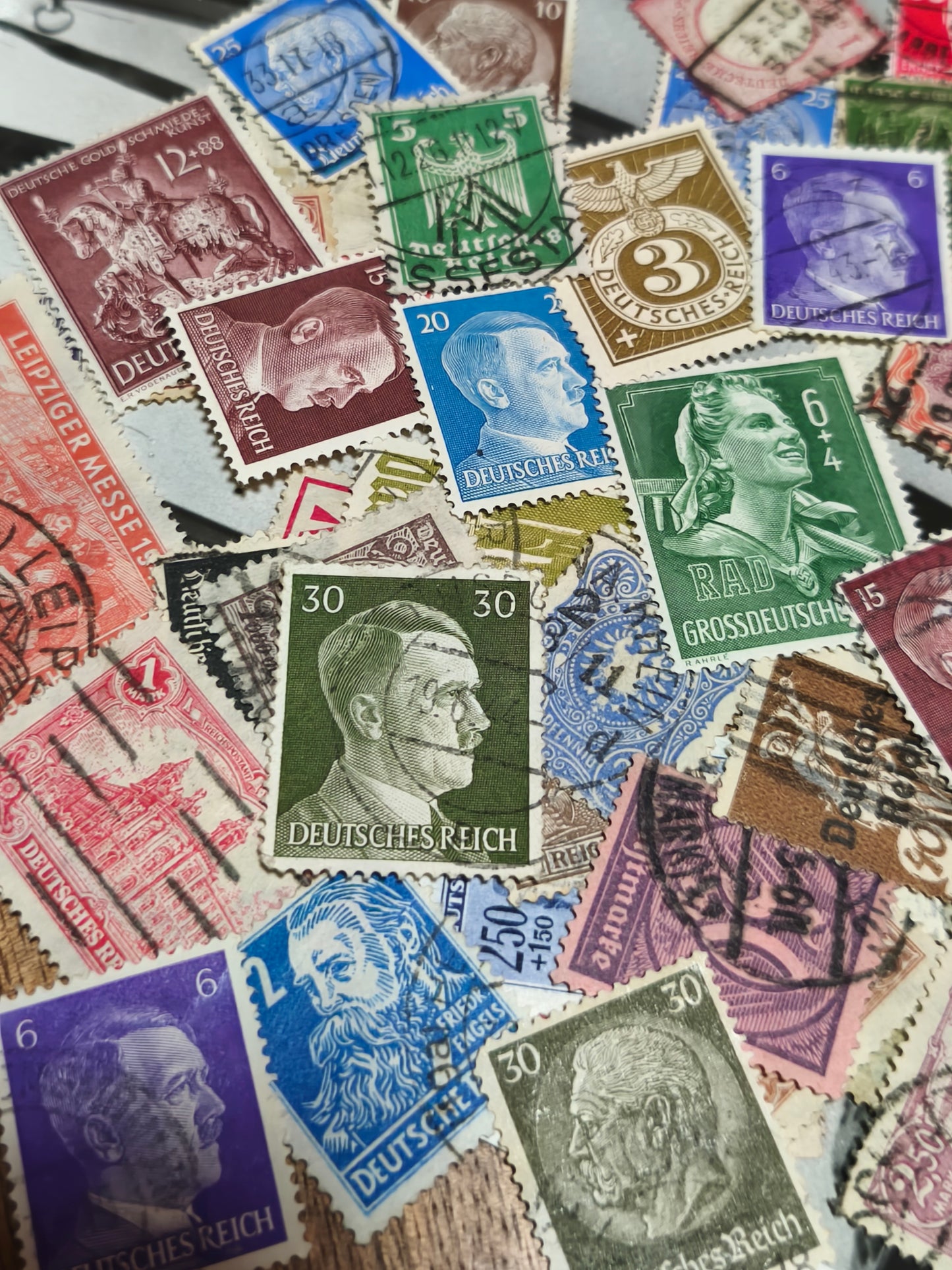 (NEW STOCK) Germany — Third Reich & WWII Era Stamps (10 pcs)