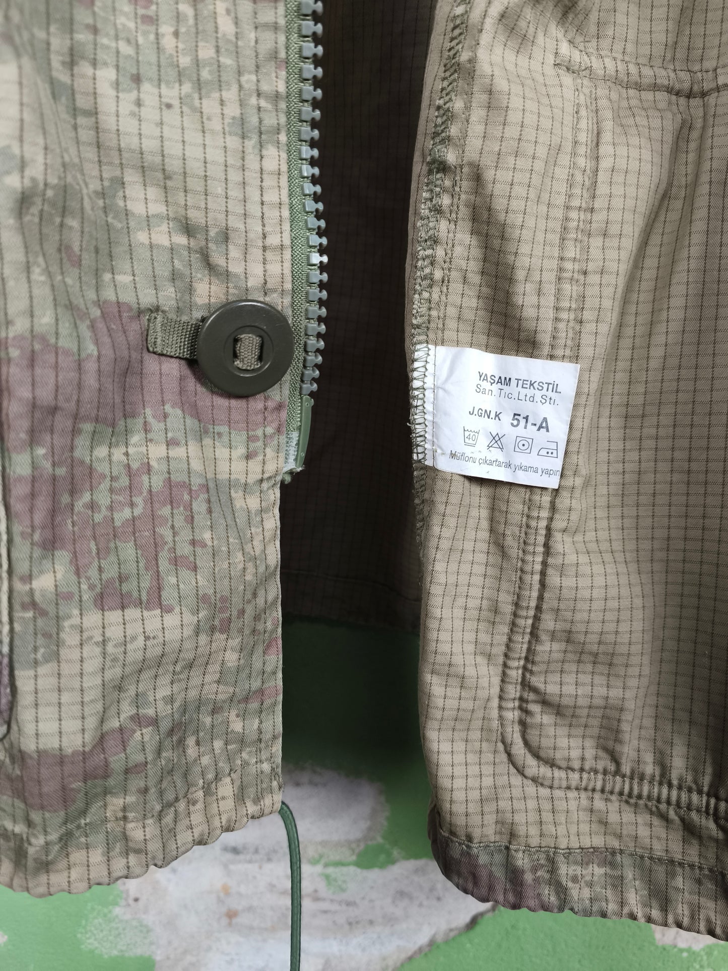 Issued Turkish M2008 "NANO" Paratrooper Parka