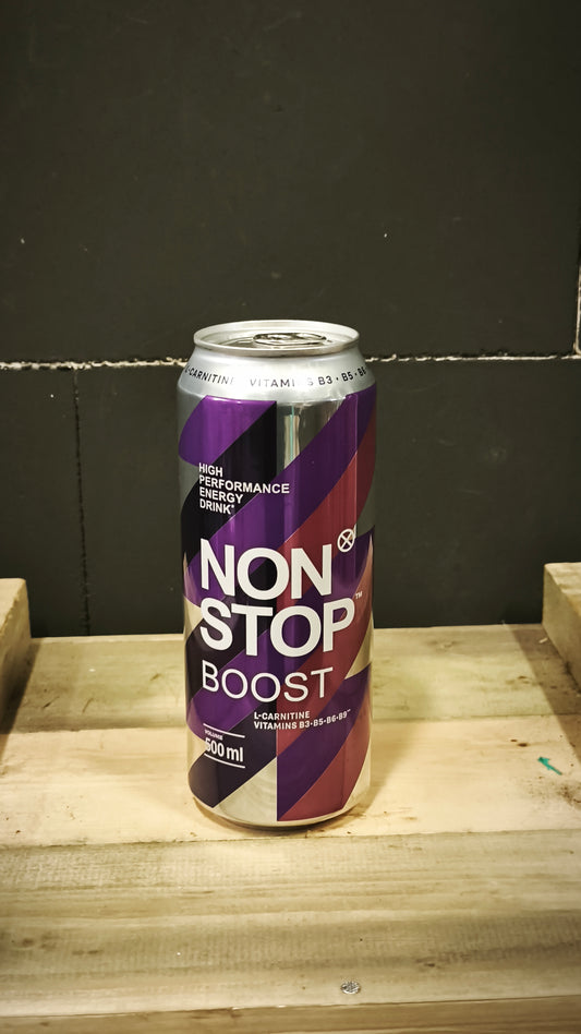 Ukrainian NON STOP BOOST Energy Drink 0.5L [INTERNATIONAL SHIPPING]