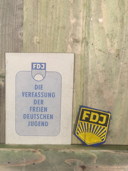 DDR Constitution of the Free German Youth Booklet