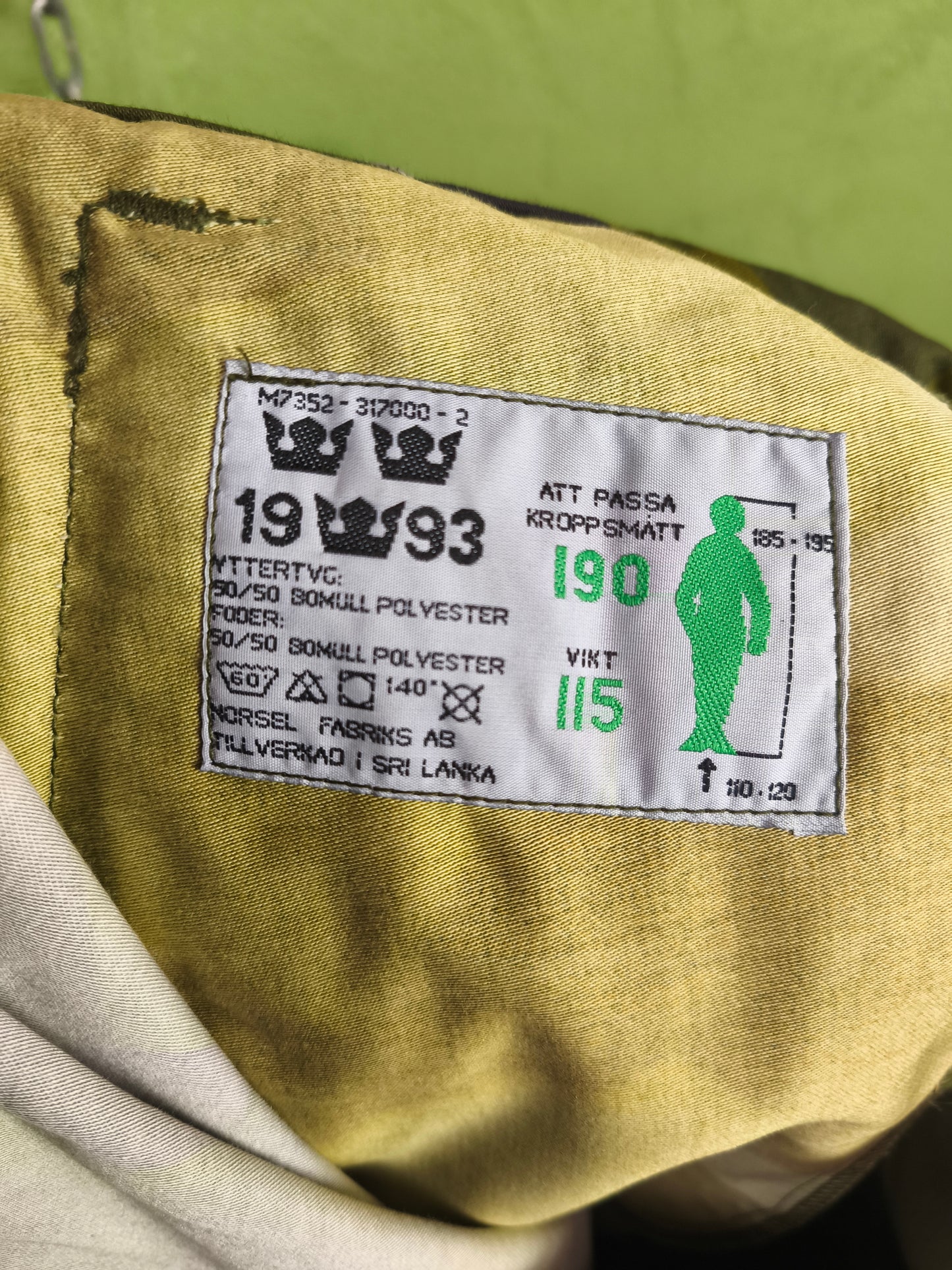 1993 Swedish M90 pants issued [XXL-Long]