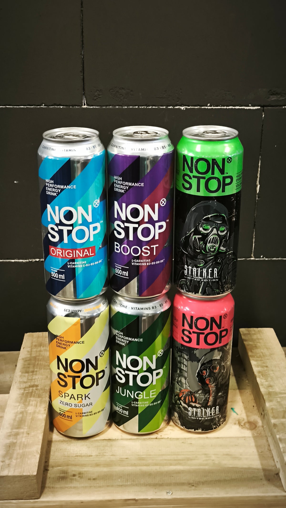 Ukrainian NON STOP BOOST Energy Drink 0.5L [INTERNATIONAL SHIPPING]