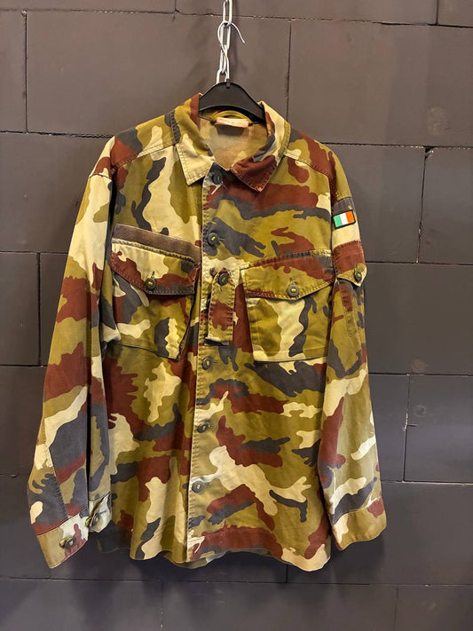 Issued Irish Defence Forces DPM Field Shirt / Combat Jacket (S)