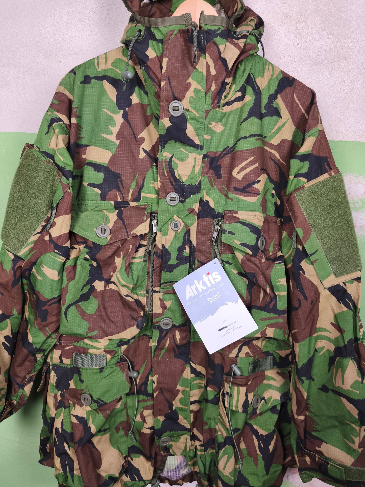Arktis B222 Dutch Army Air Mobile Brigade Woodland DPM Smock