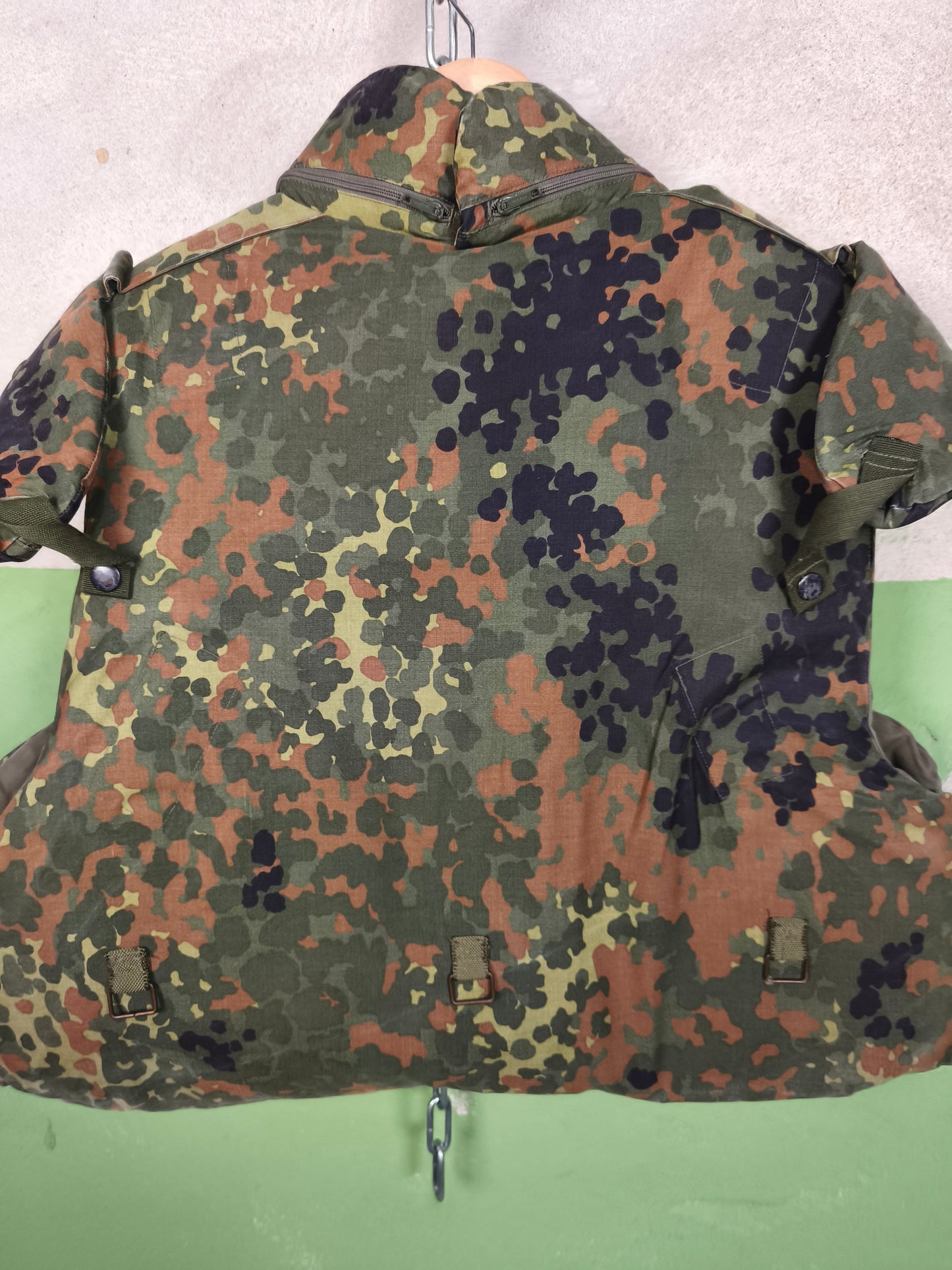 Issued German Flecktarn Flak Vest + Full Kevlar Inserts
