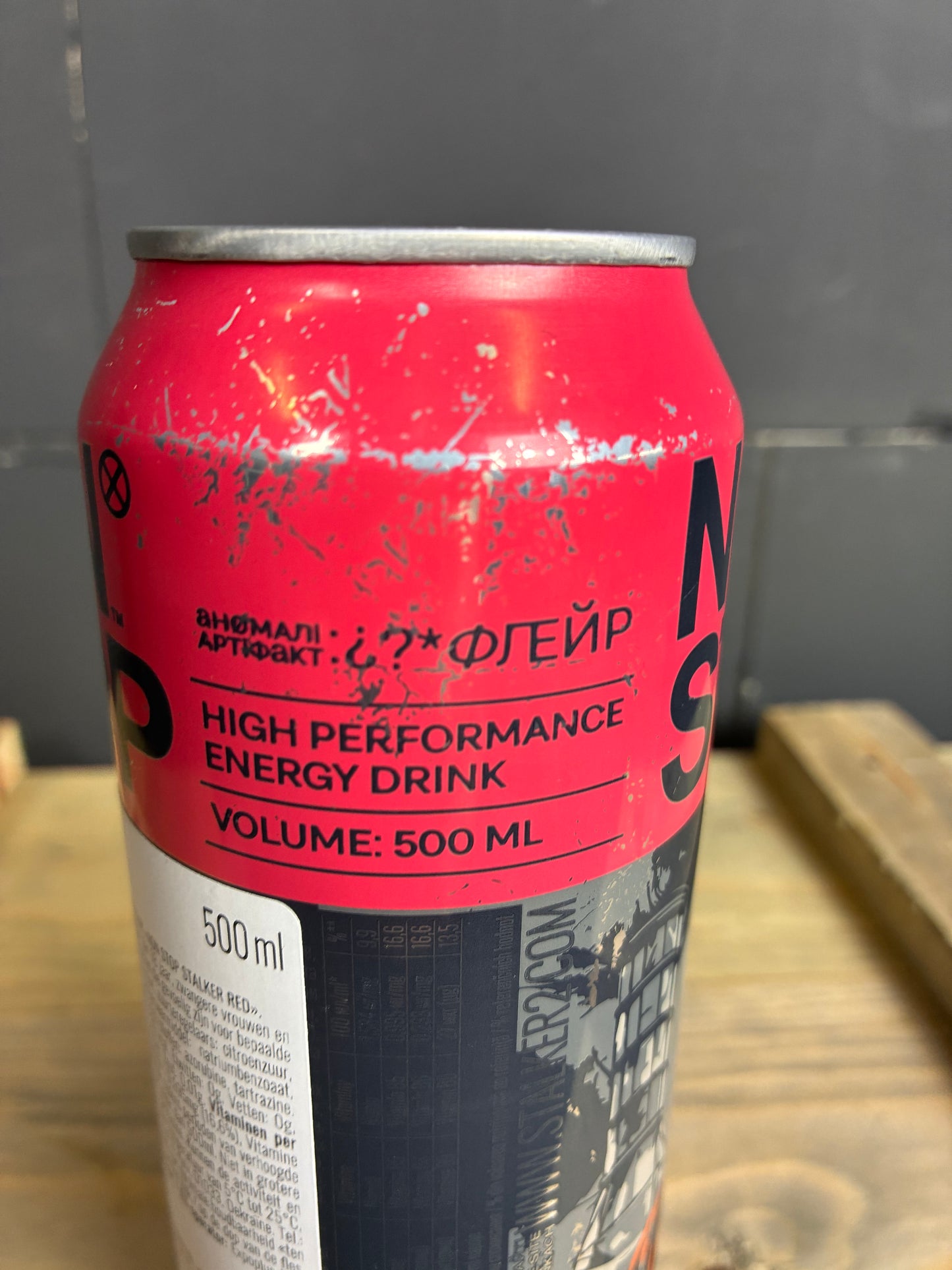 Ukrainian Energy Drink 'NON STOP' S.T.A.L.K.E.R. 2 Wild Berry Limited Edition 0.5L [INTERNATIONAL SHIPPING]
