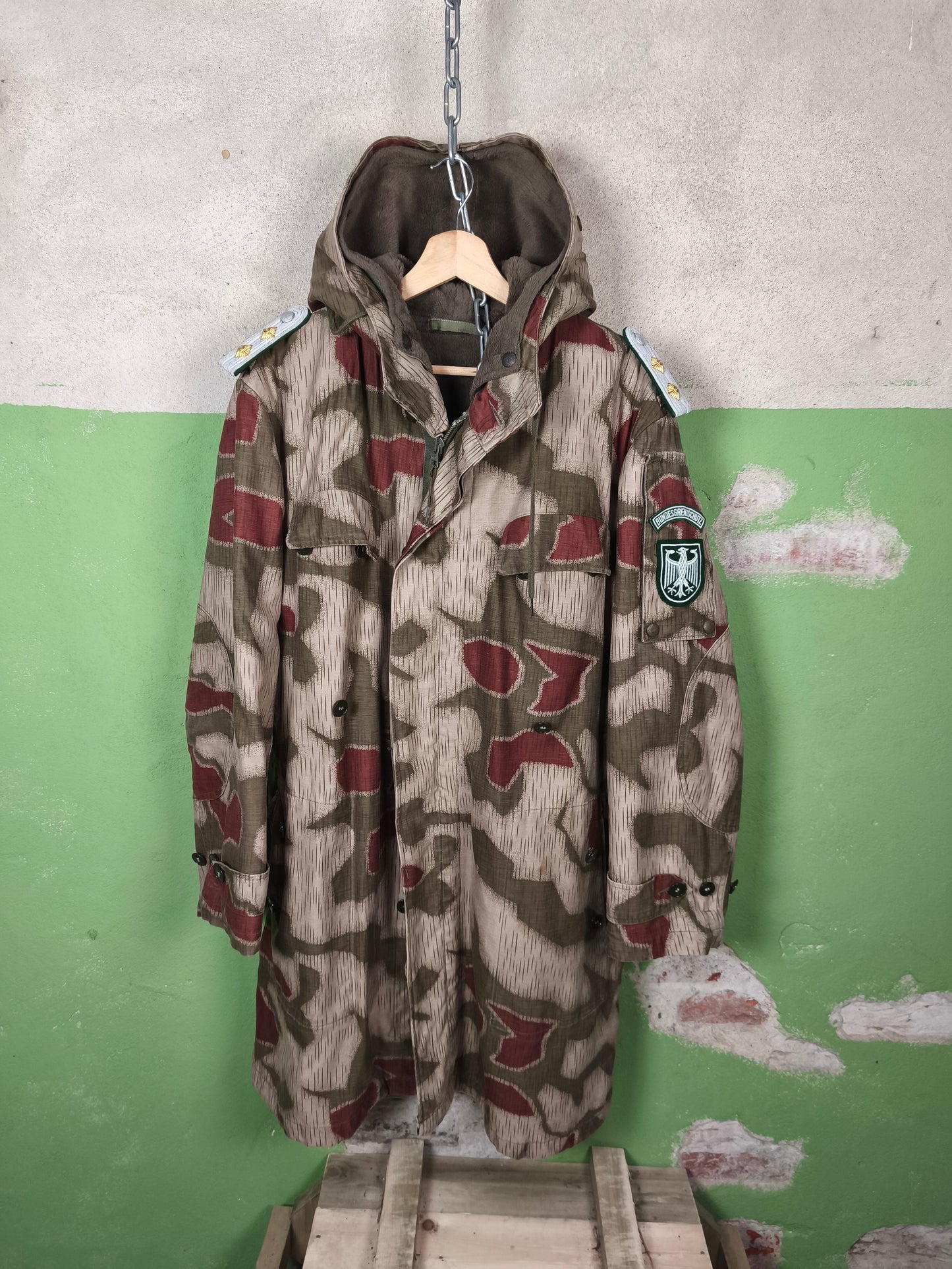 *BEST EVER* Oberleutnant BGS Sumpftarn PARKA [52] M-L