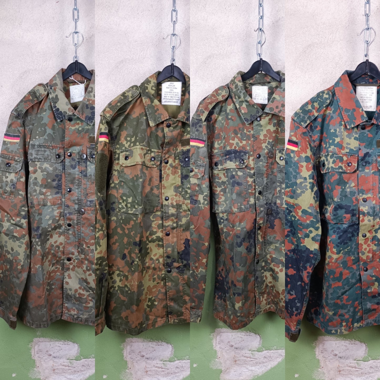German Bundeswehr Flecktarn Field Jackets