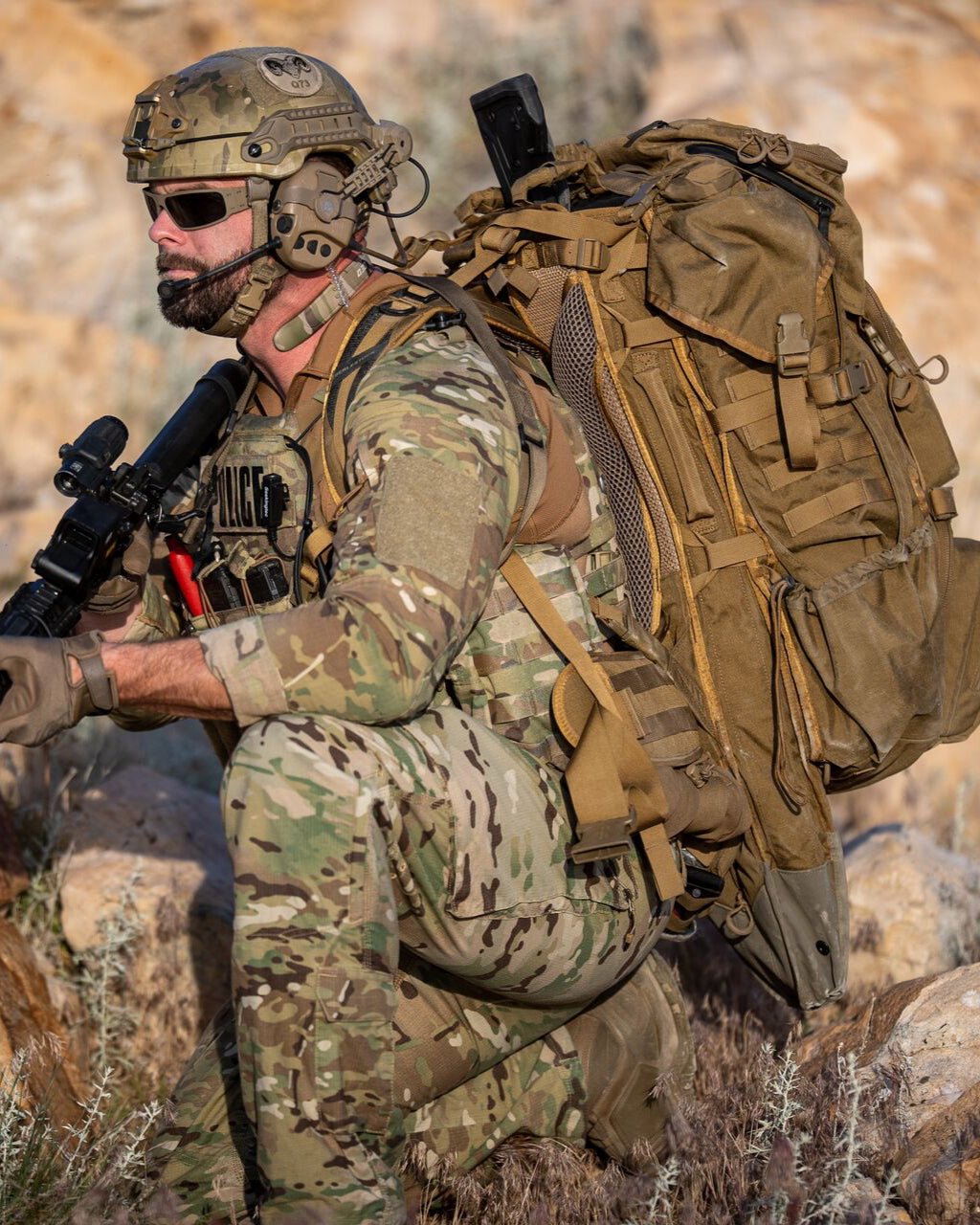 Tactical Backpack: Eberlestock G4 Operator Coyote Brown