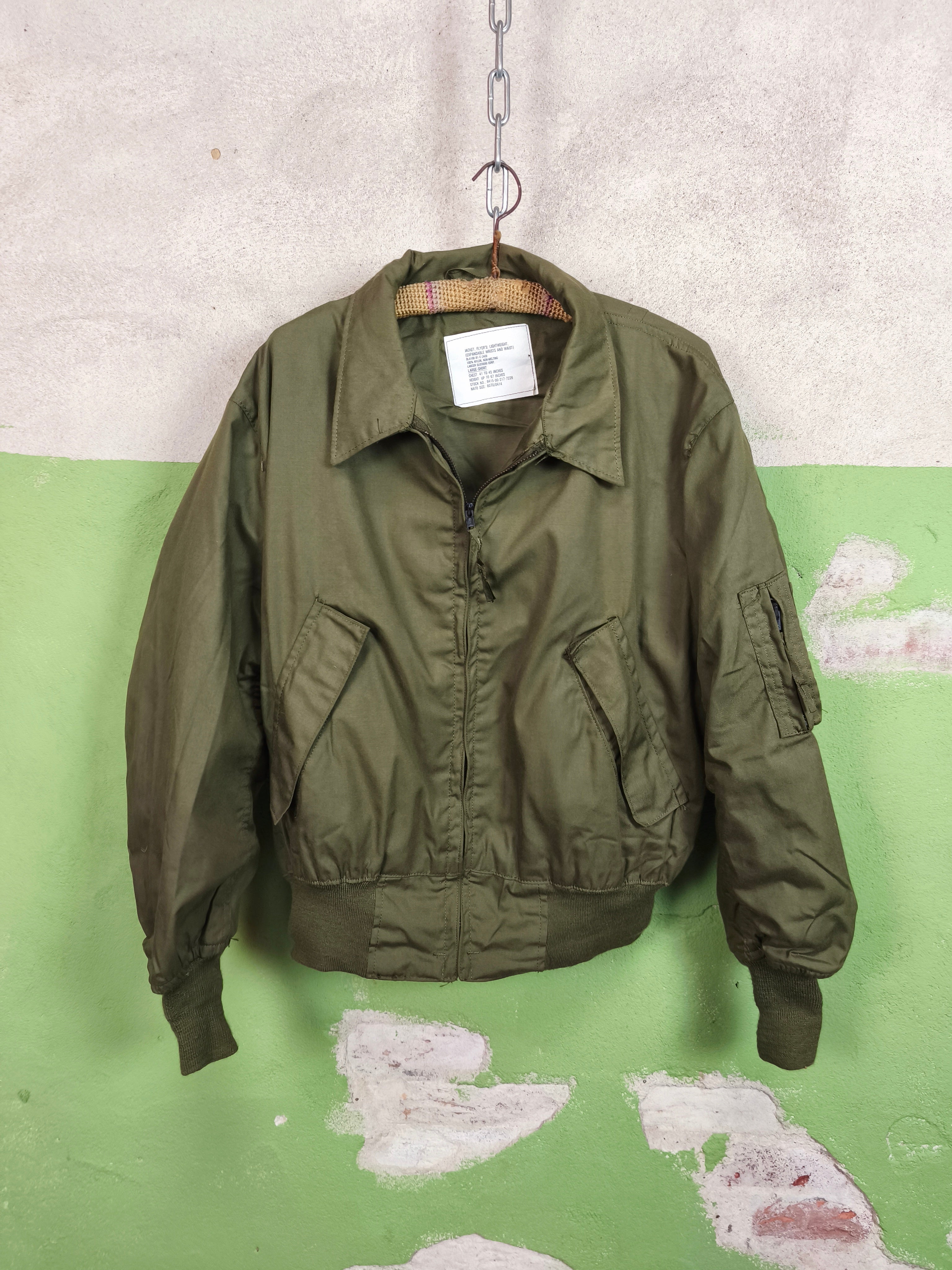 saku Green jacket usa製 1981 Unissued USAF Lightweight Flight Jacket [L-Short] – Prapor