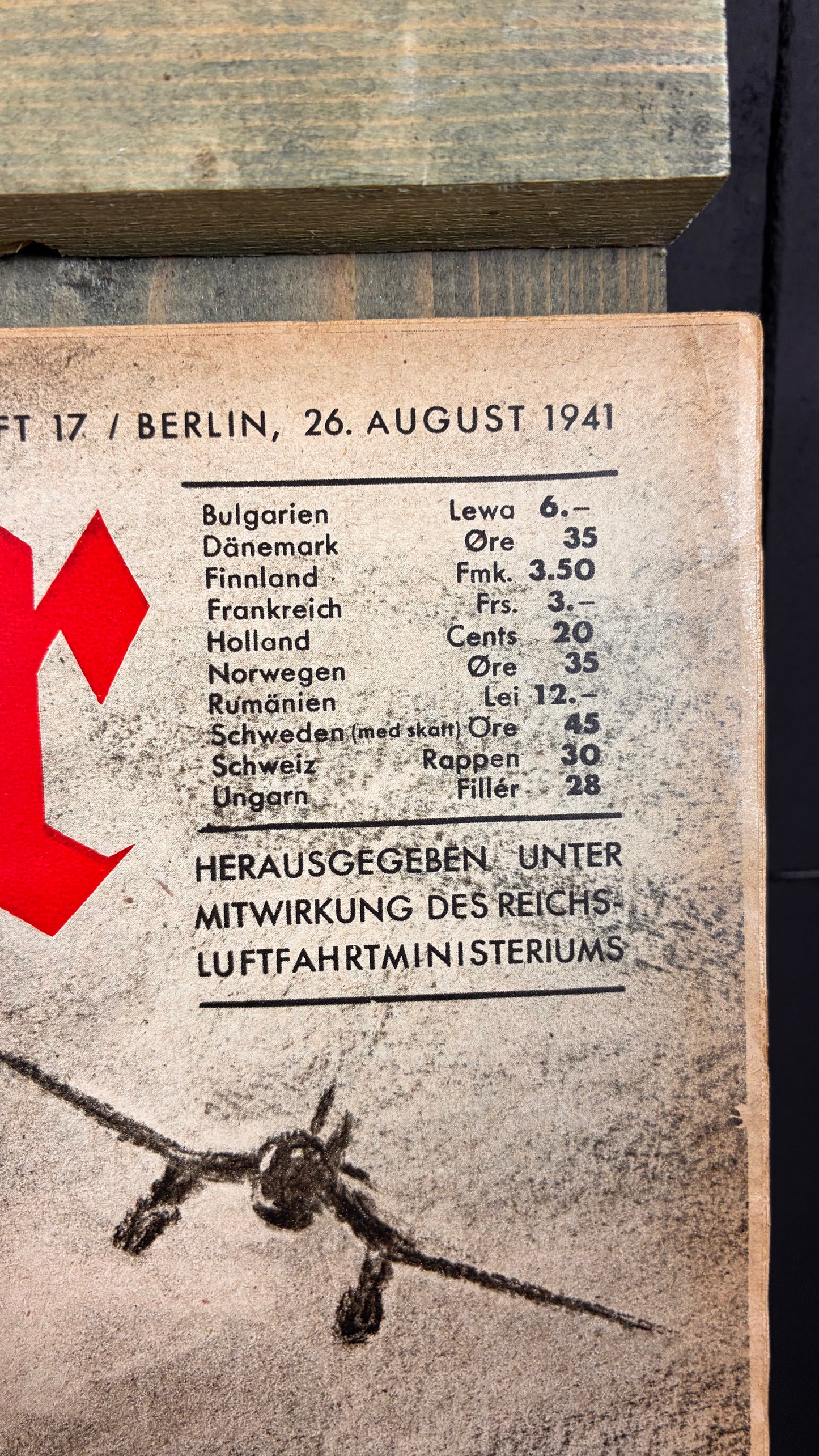 1939-'44 Der Adler Third Reich German Luftwaffe Magazine